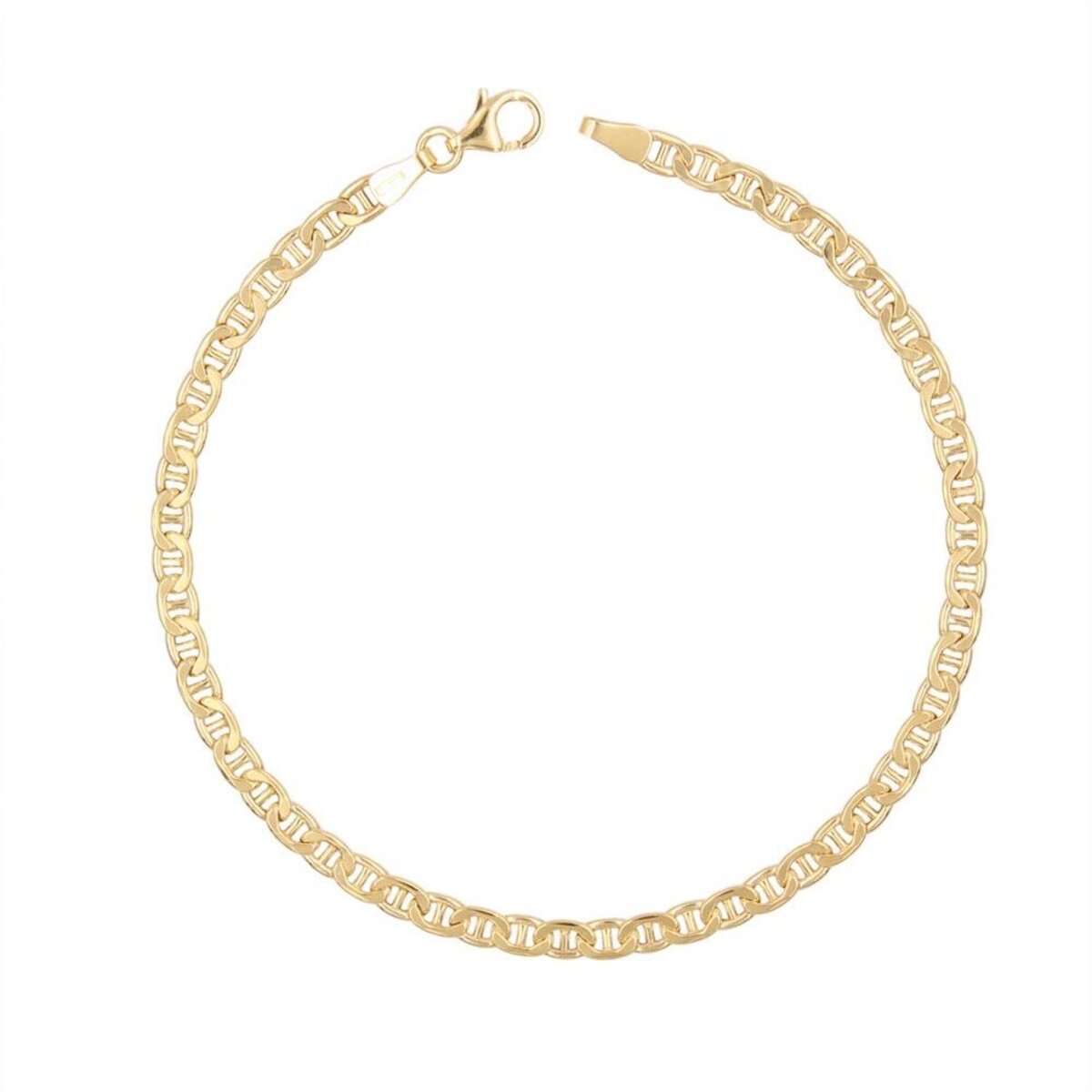 L'ATELIER D'AZUR Bracelet Or Jaune Maille Marine - Homme