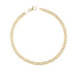 L'ATELIER D'AZUR Bracelet Or Jaune Maille Marine - Homme