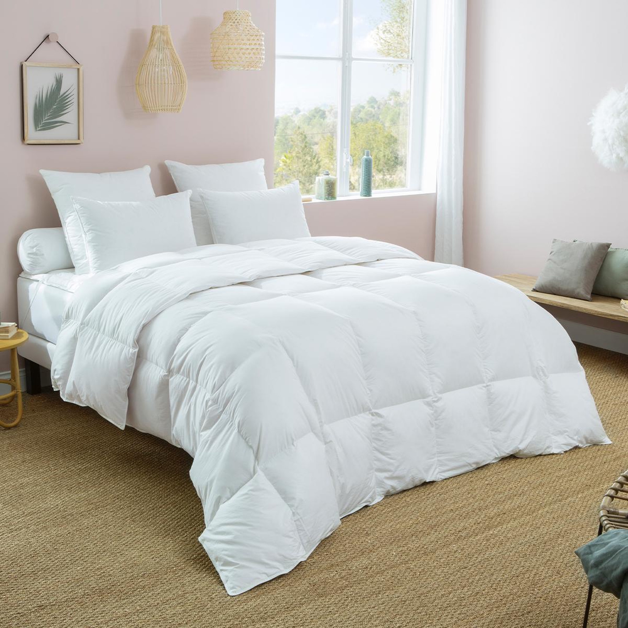 Voir la diapositive 1 : DODO Couette 90% Duvet d'oie neuf Chaude
