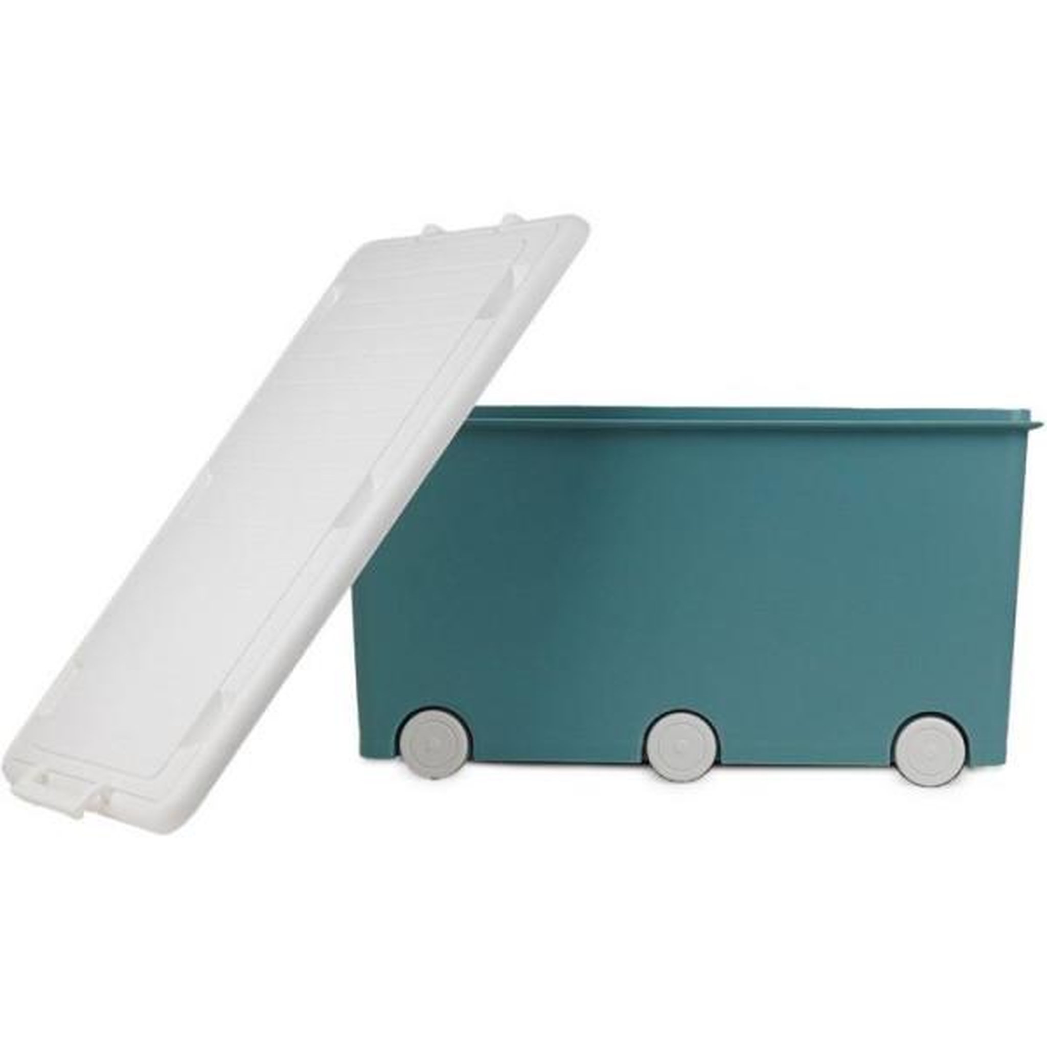 Voir la diapositive 5 : THERMOBABY Coffre de rangement - THERMOBABY - PLAYBOX - Maxi - Vert azur