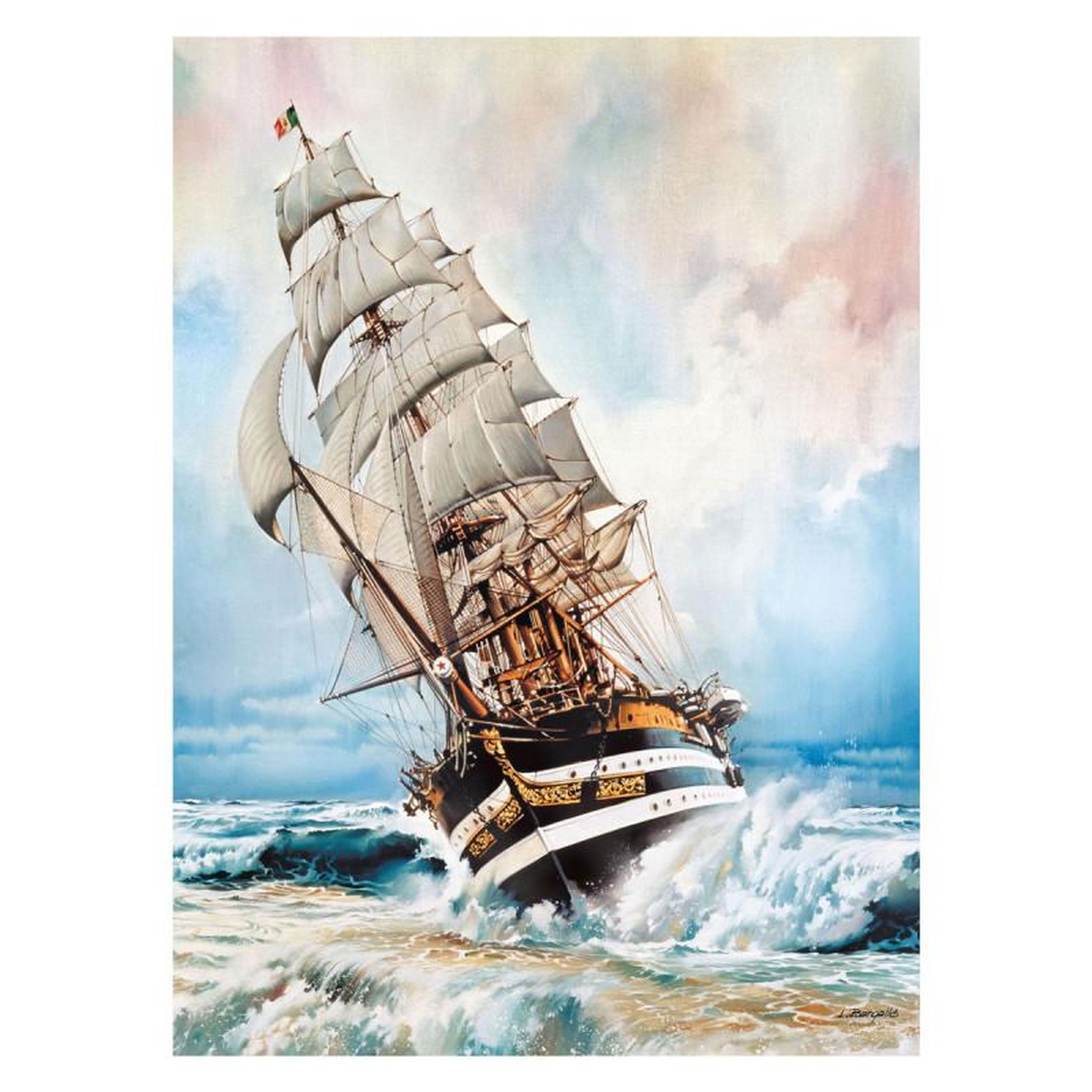 Voir la diapositive 2 : CLEMENTONI Clementoni Jigsaw Puzzle Amerigo Vespucci, 1000 pcs. 39415
