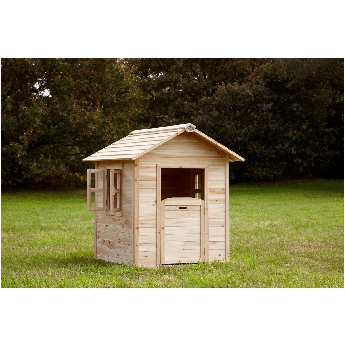 PRAGMA Cabane de jardin pour enfant - Bois - H1.33m - NOA