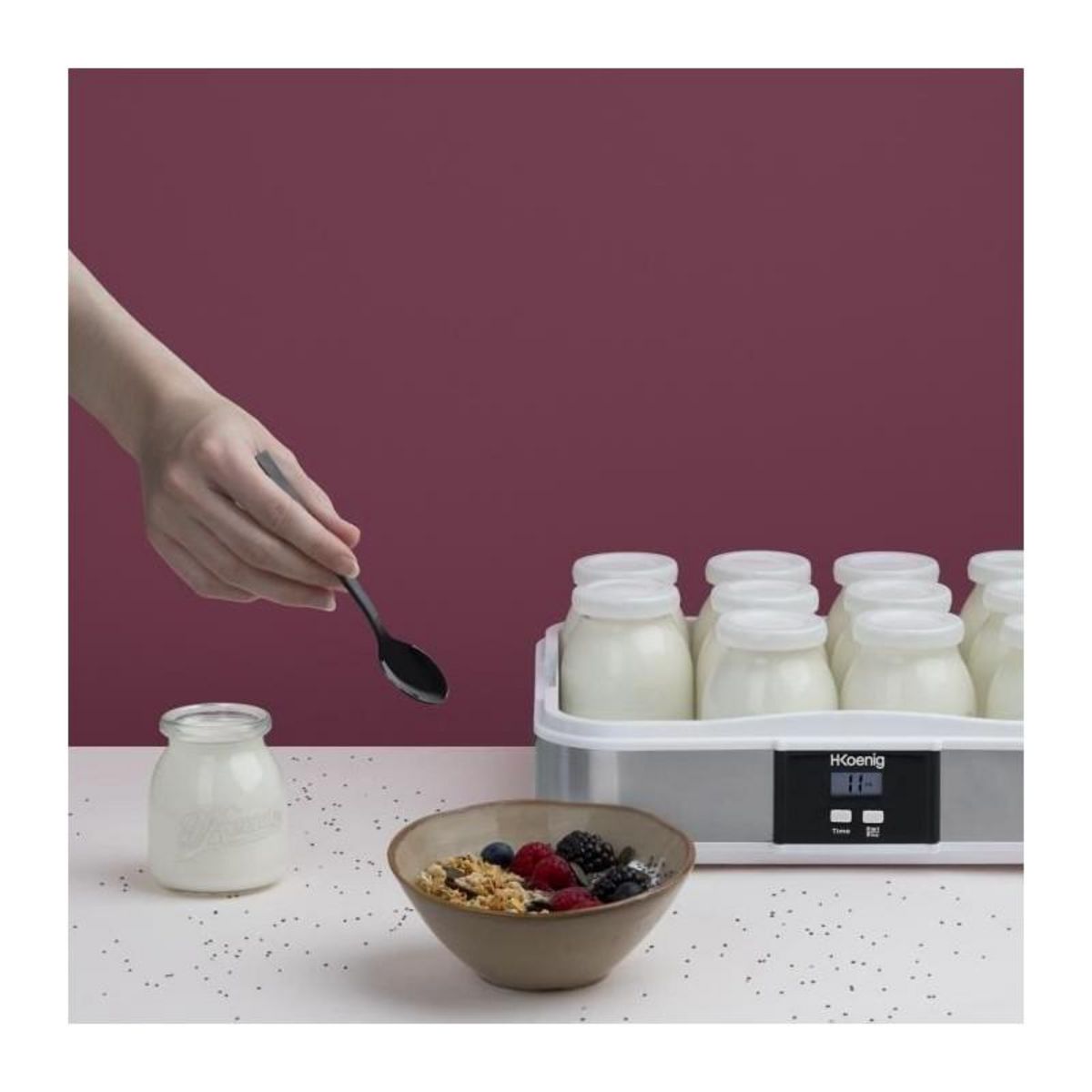HKOENIG Yaourtiere 12 pots HKoeNIG