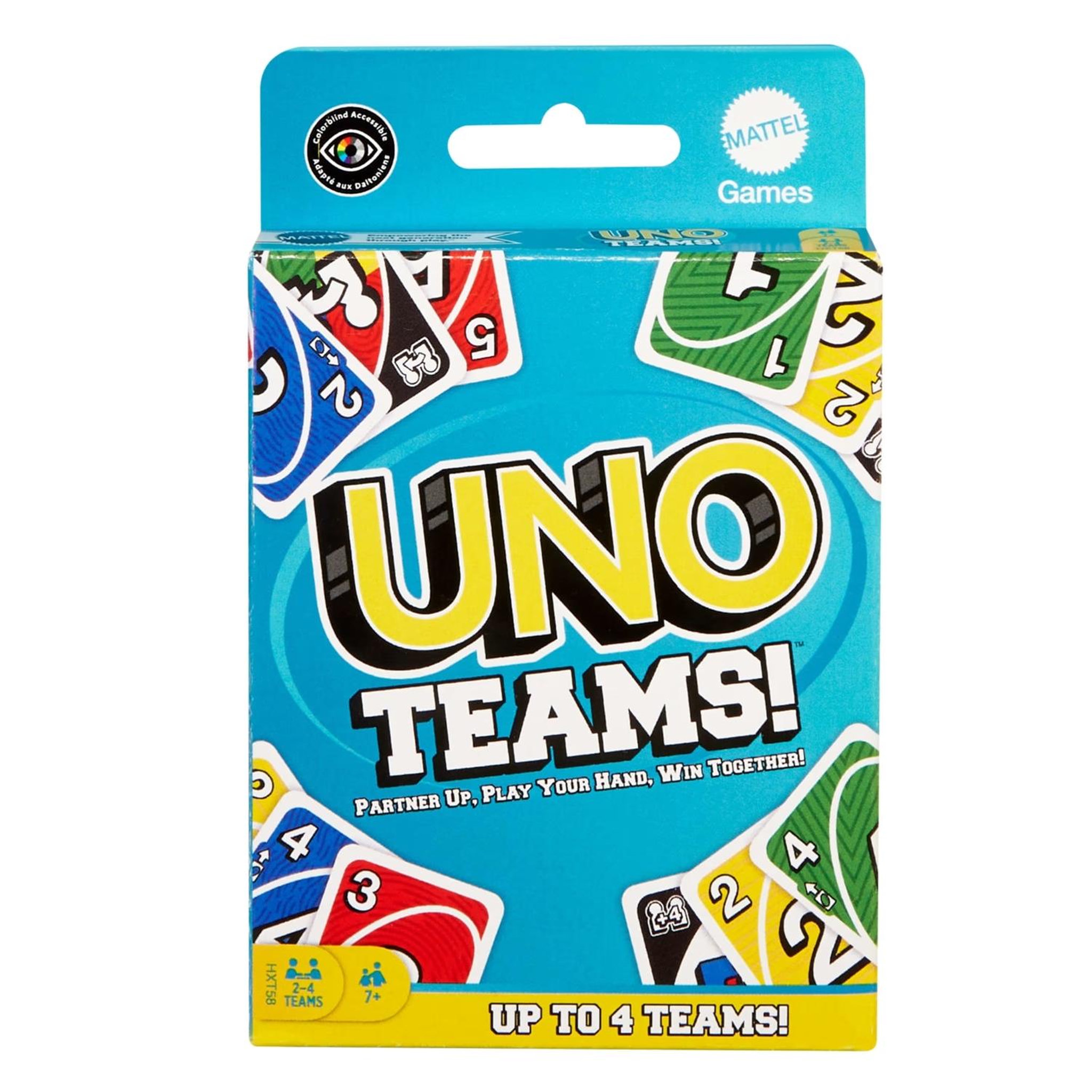 MATTEL UNO Teams Jeu de cartes