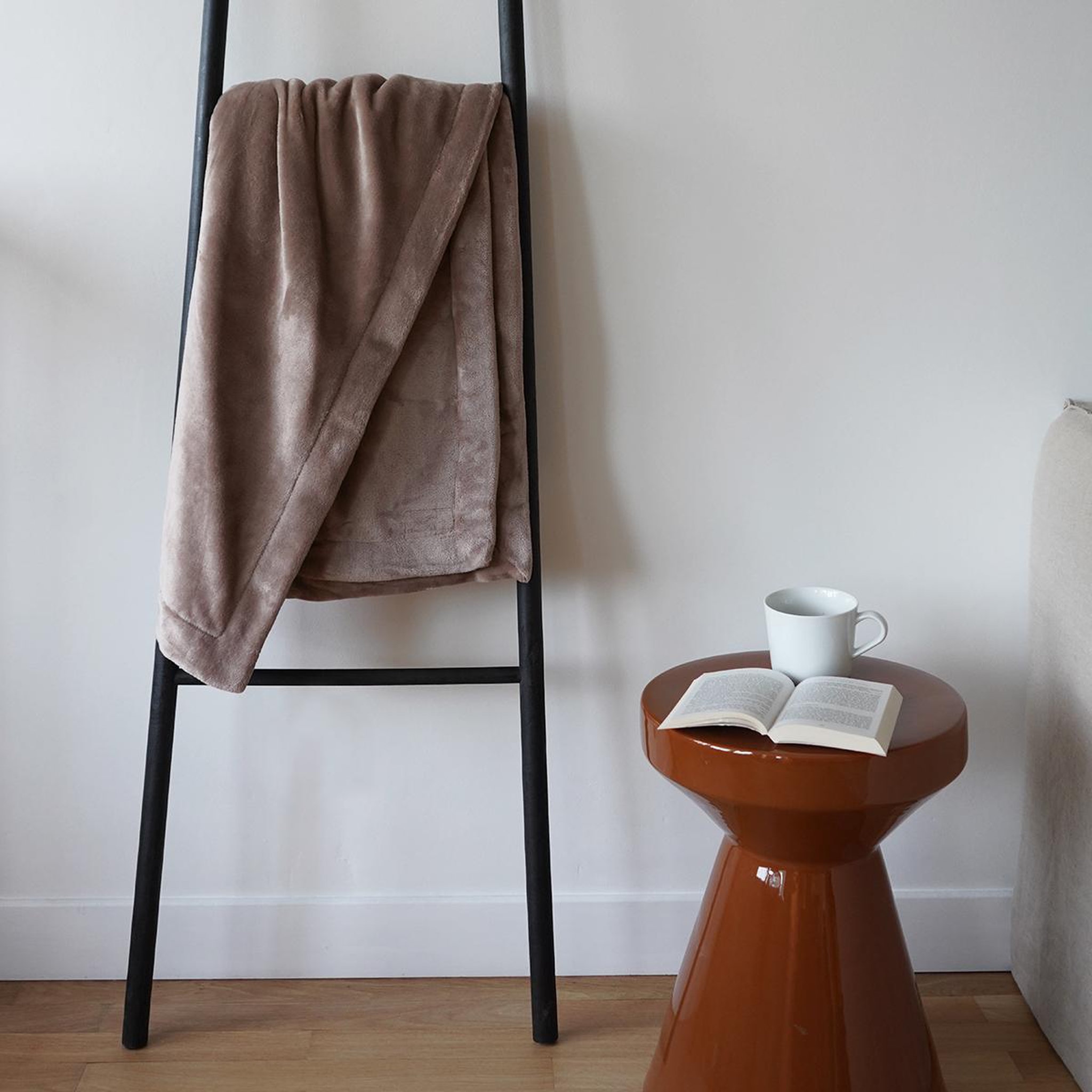 Voir la diapositive 1 : DODO Plaid Beige Dodo Toucher Ultra Doux 130x170