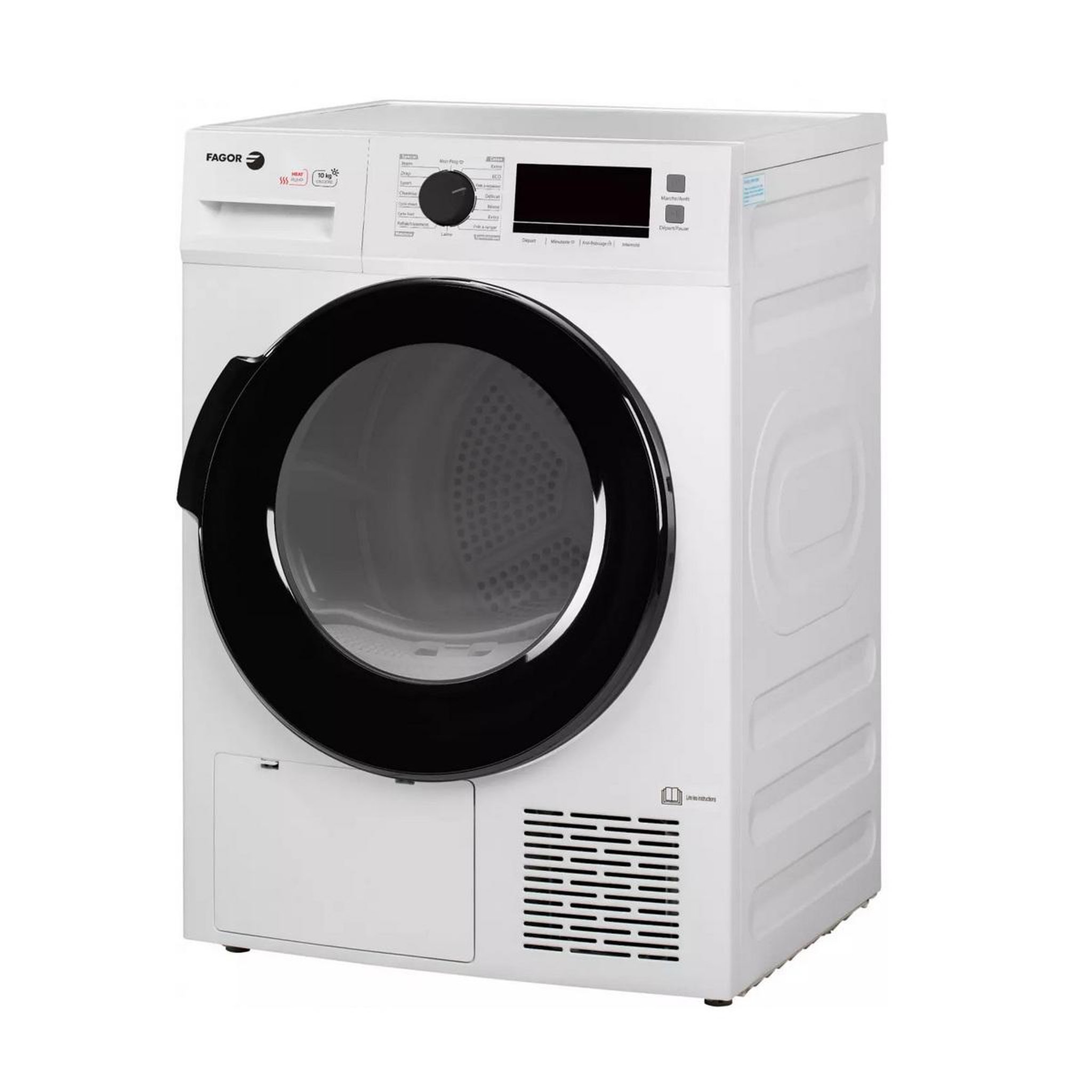 Fagor Sèche linge pompe à chaleur 60cm 10kg blanc - fslp10a2