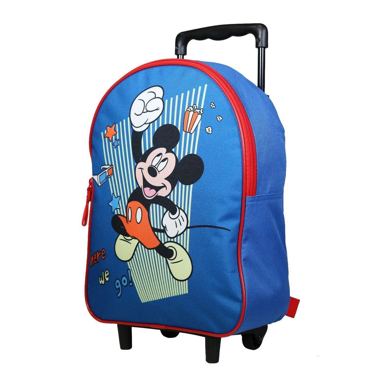Bagtrotter BAGTROTTER Sac à dos à roulettes 31 cm Disney Mickey Bleu