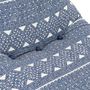 Voir la diapositive 4 : VIDAXL Canape pouf Indigo Tissu Patchwork