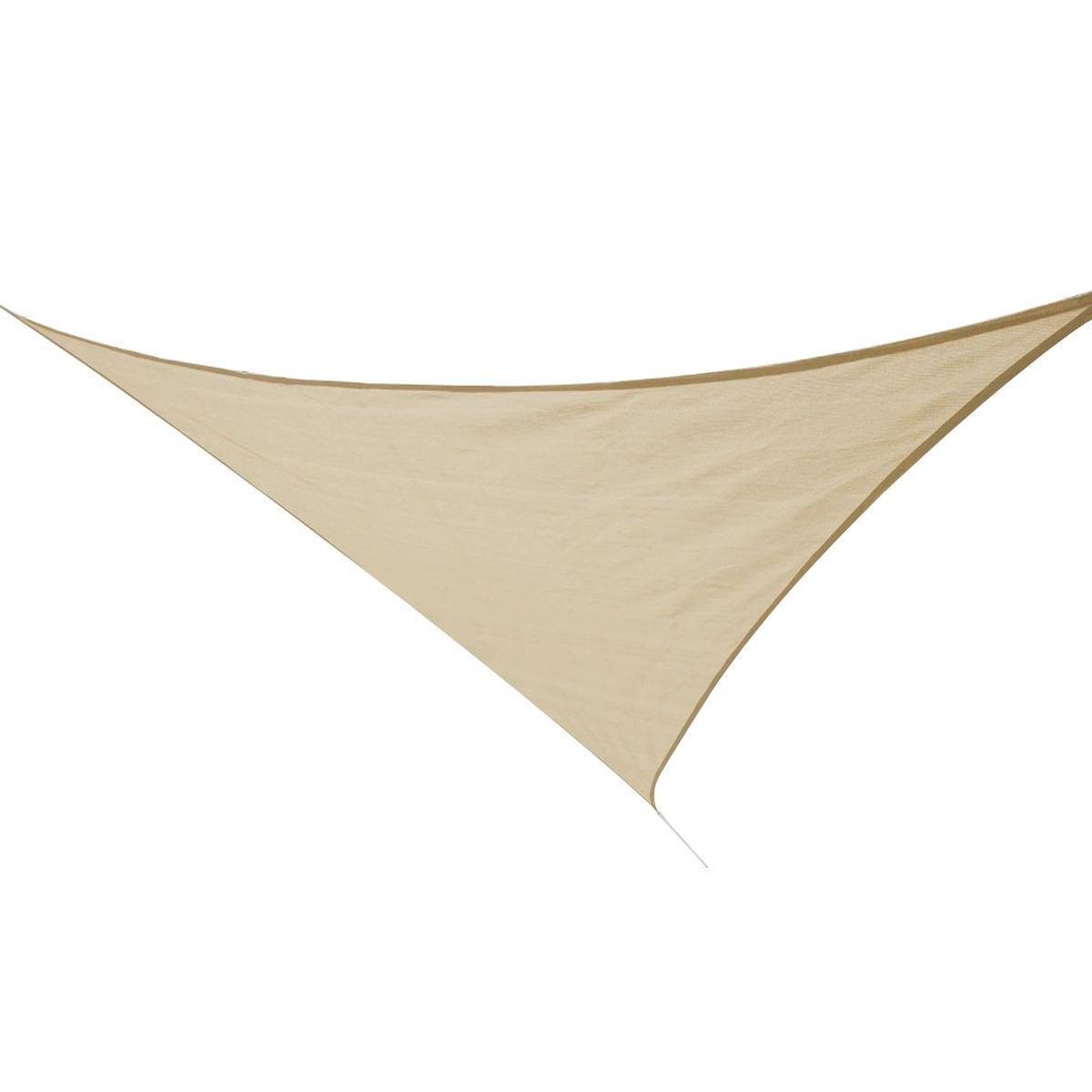 Voir la diapositive 2 : Jardiline Voile d'ombrage triangulaire 5 x 5 x 5 m - austral - sable - jardiline