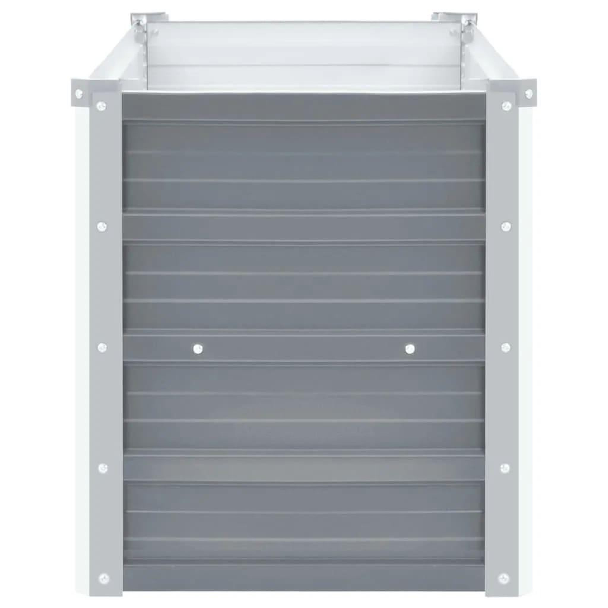 Voir la diapositive 4 : VIDAXL Lit sureleve de jardin Acier galvanise 160x40x45 cm Gris