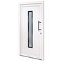 Voir la diapositive 2 : VIDAXL Porte d'entree Blanc 108x200 cm PVC