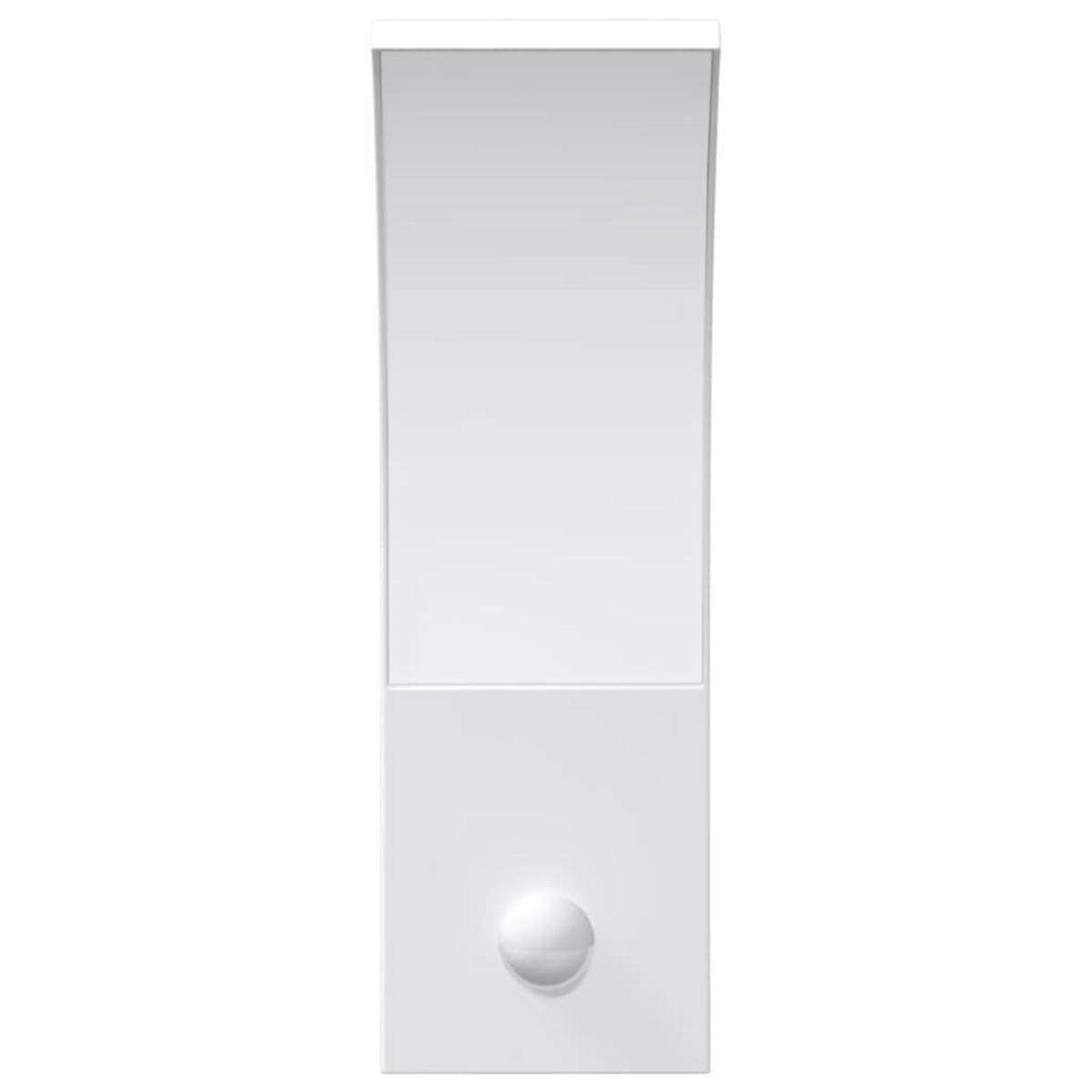 VIDAXL Appliques murales LED d'exterieur avec capteurs 2 pcs blanc