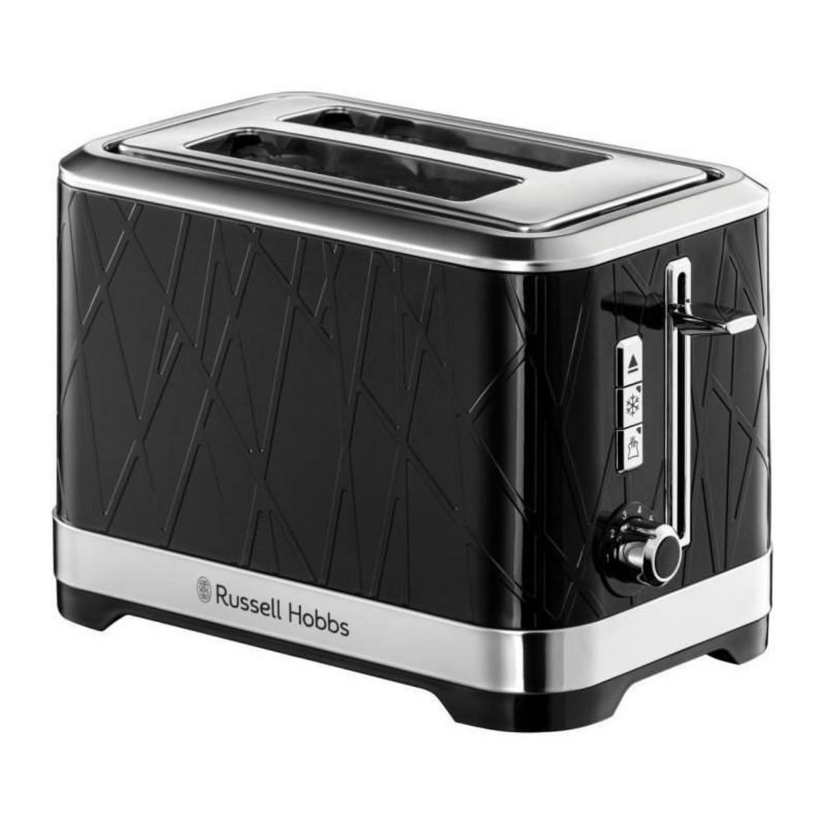 Russell Hobbs Russell Hobbs 28091-56 Toaster Grille-Pain Structure, Liftn Look, Fentes XL, Cuisson Ajustable, Rechauffe Viennoiseries - Noir