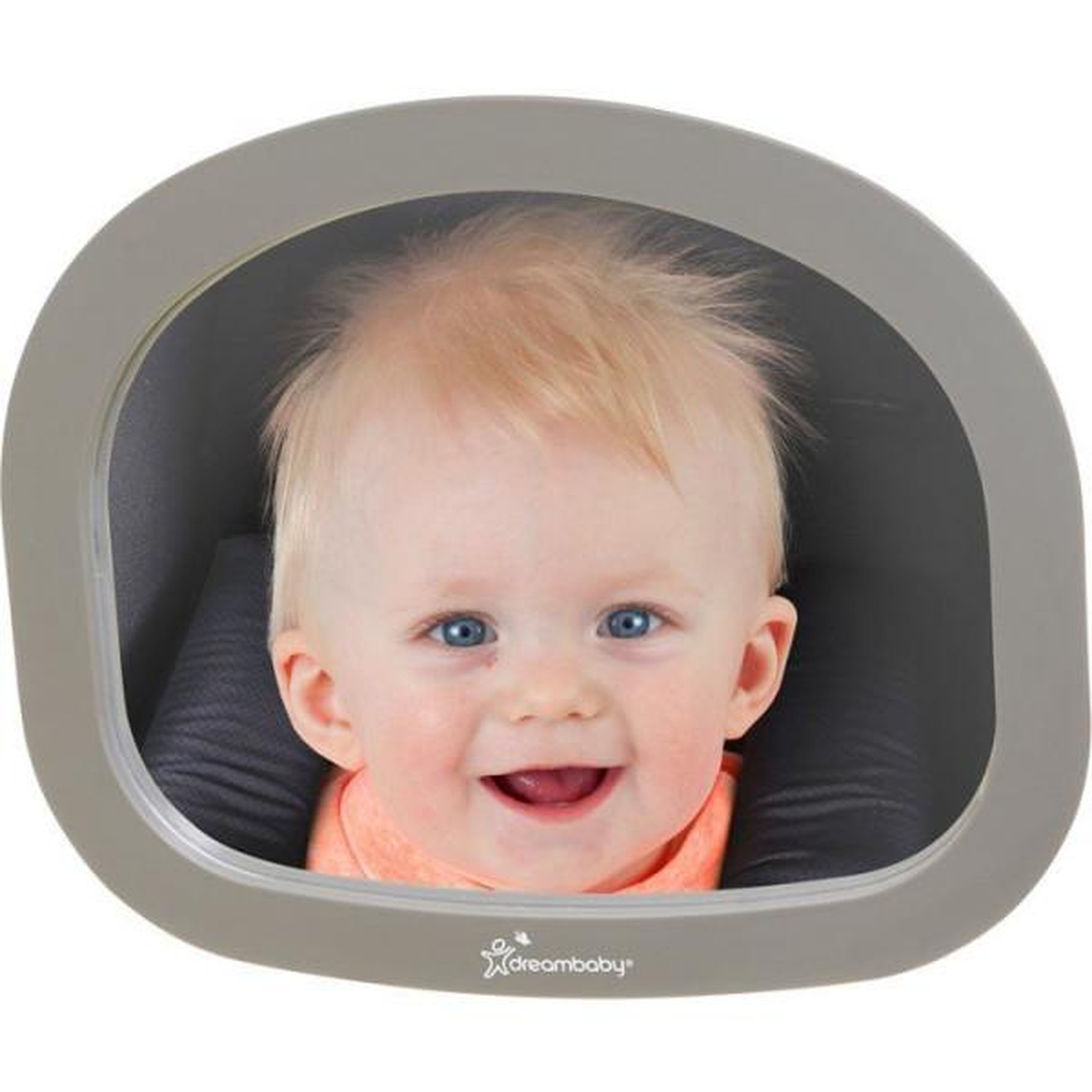 Voir la diapositive 4 : MARKET24 Grand miroir de siege arriere - DREAMBABY - Ajustable EZY-Fit - Vue grand angle pour la sécurité des bébés et des jeunes enf