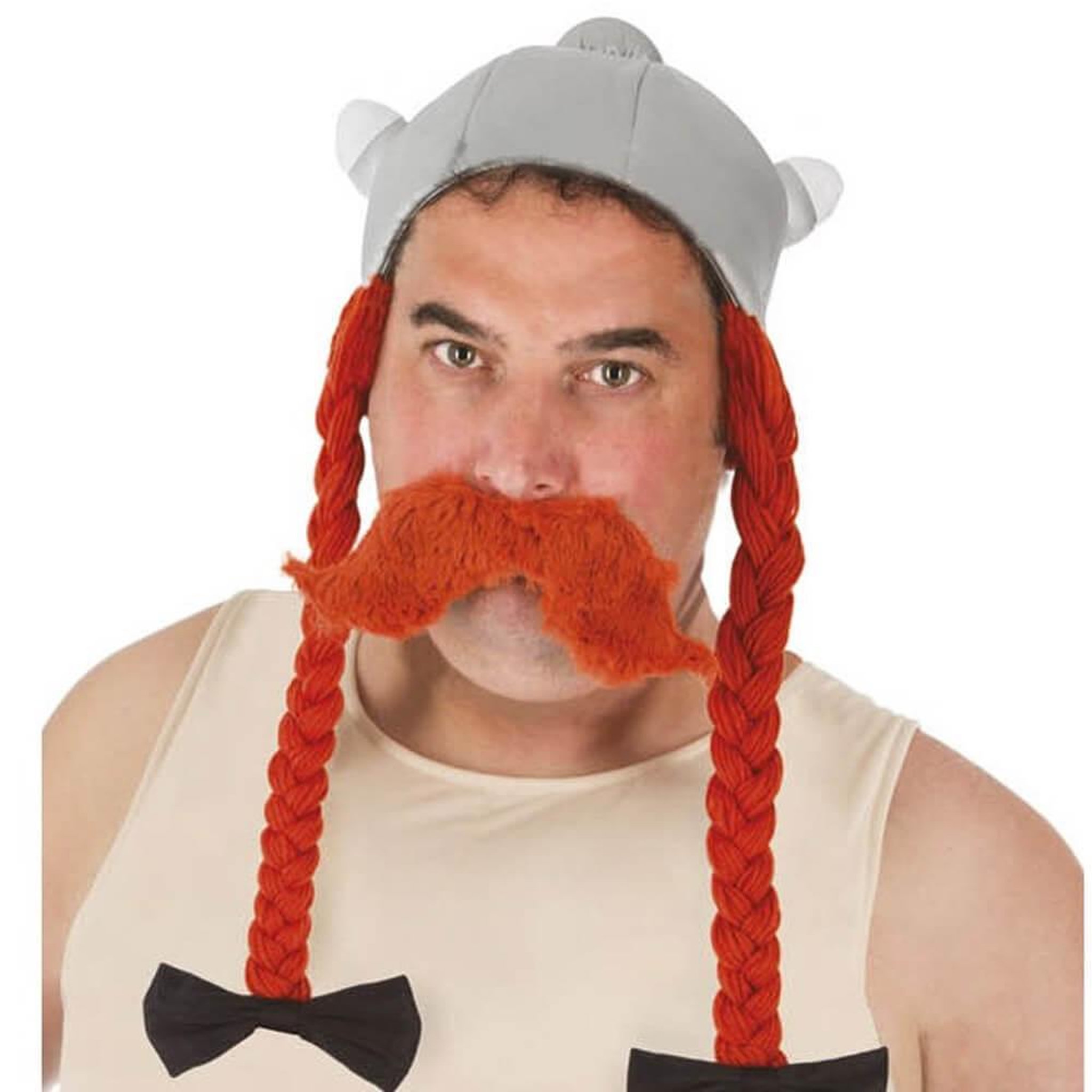 CHAKS Casque Obélix en Tissu - Adulte