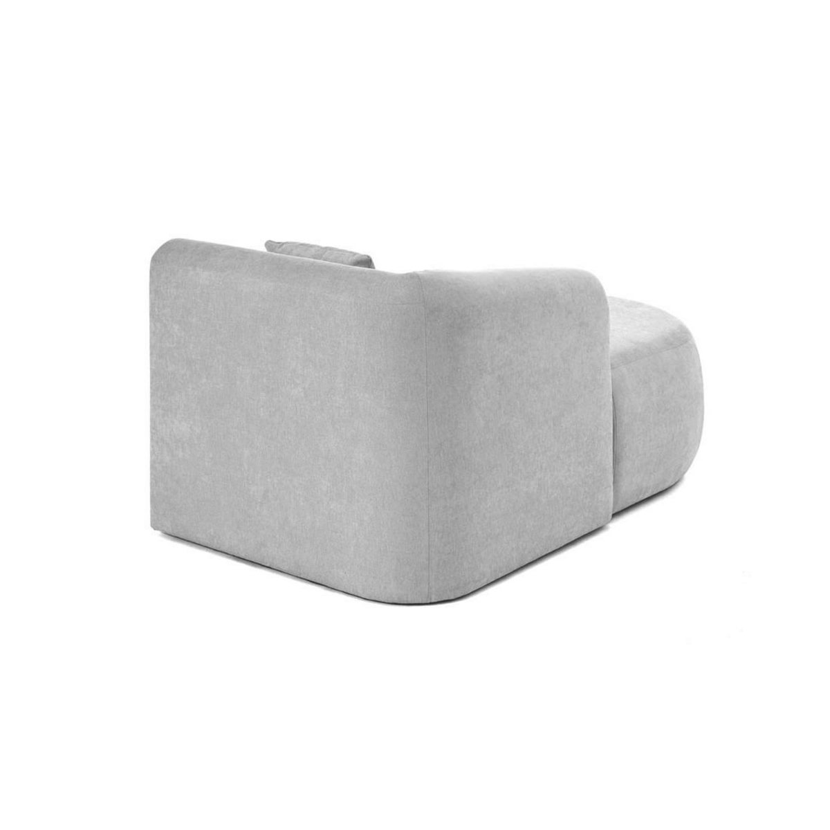 LISA DESIGN Ikare - module d'assise méridienne gauche - en tissu