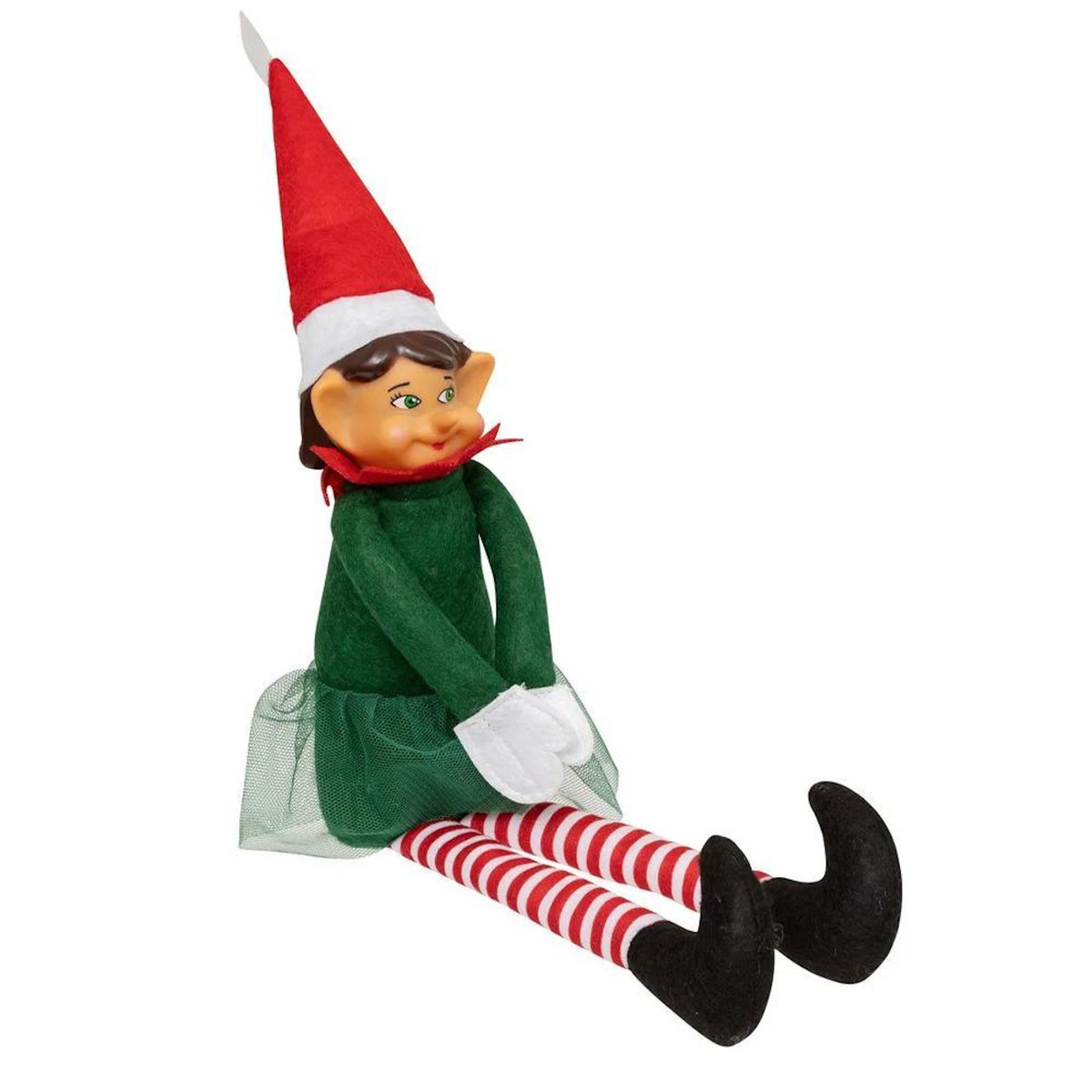 ATMOSPHERA Déco Noël lutin farceur Fille Atmosphera Zilou 40cm