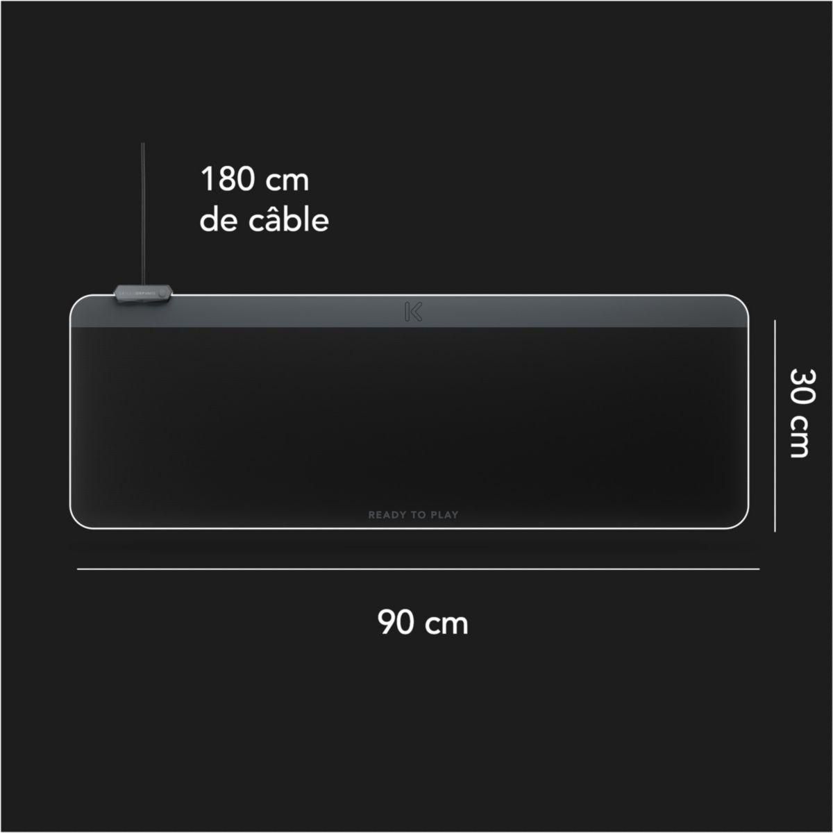 SKILLKORP Tapis de souris MM15 NOIR XXL Progress