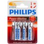 Philips Pile philips lr6  aa  alcaline 4pcs