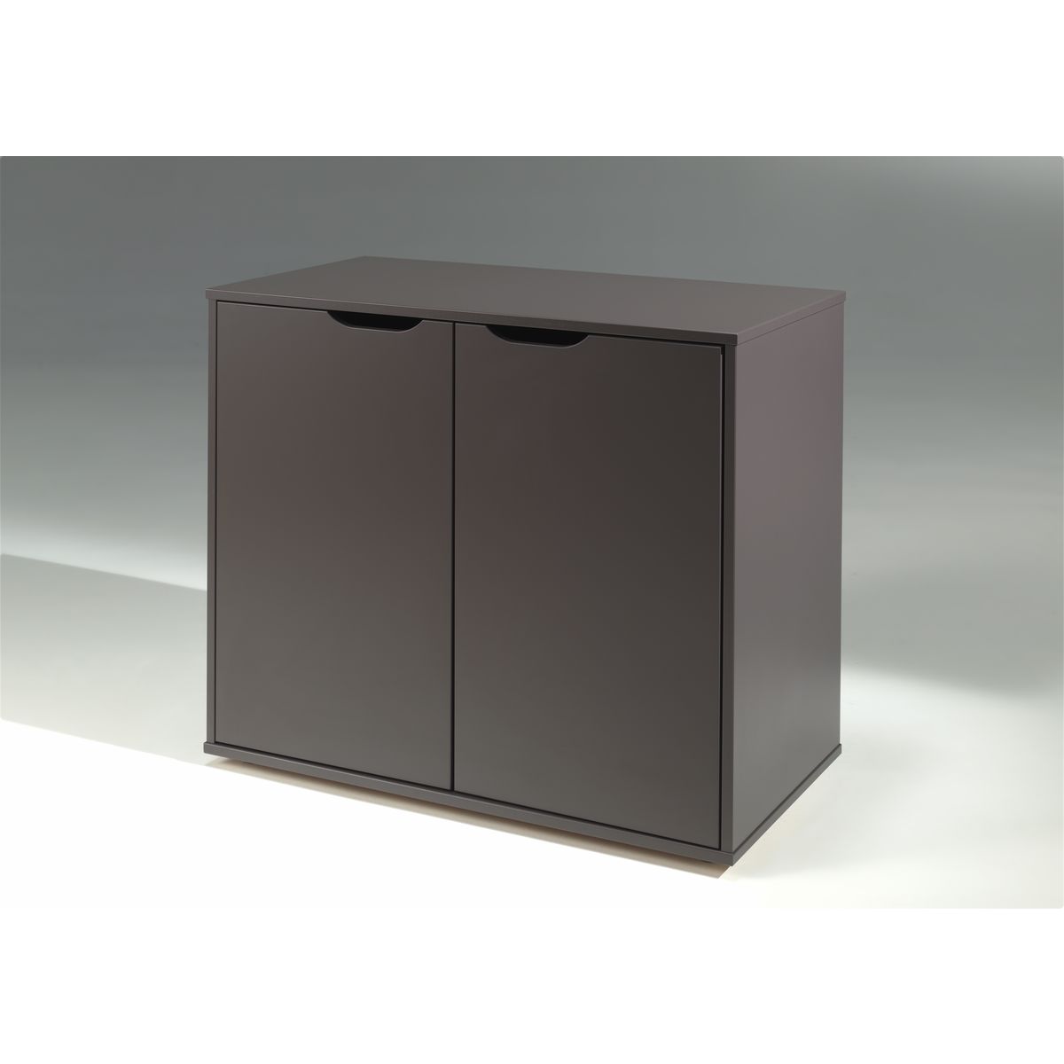 Commode 2 portes en pin massif WOODY, 2 coloris