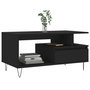 Voir la diapositive 3 : VIDAXL Table basse Noir 90x49x45 cm Bois d'ingenierie