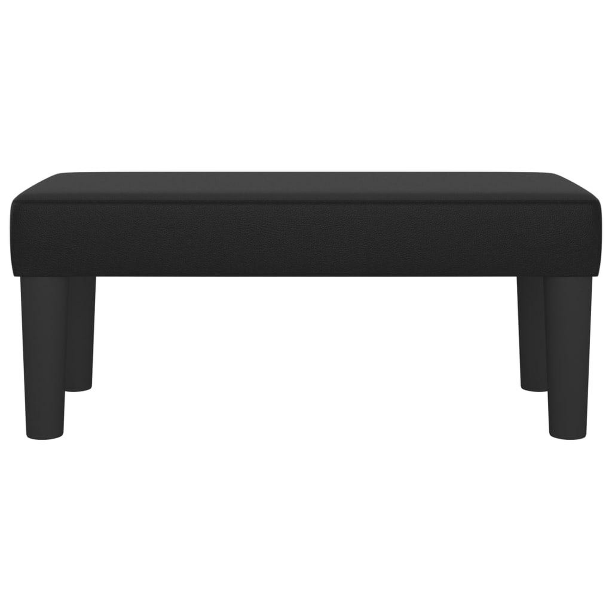 Voir la diapositive 3 : VIDAXL Banc Noir 70x30x30 cm Similicuir