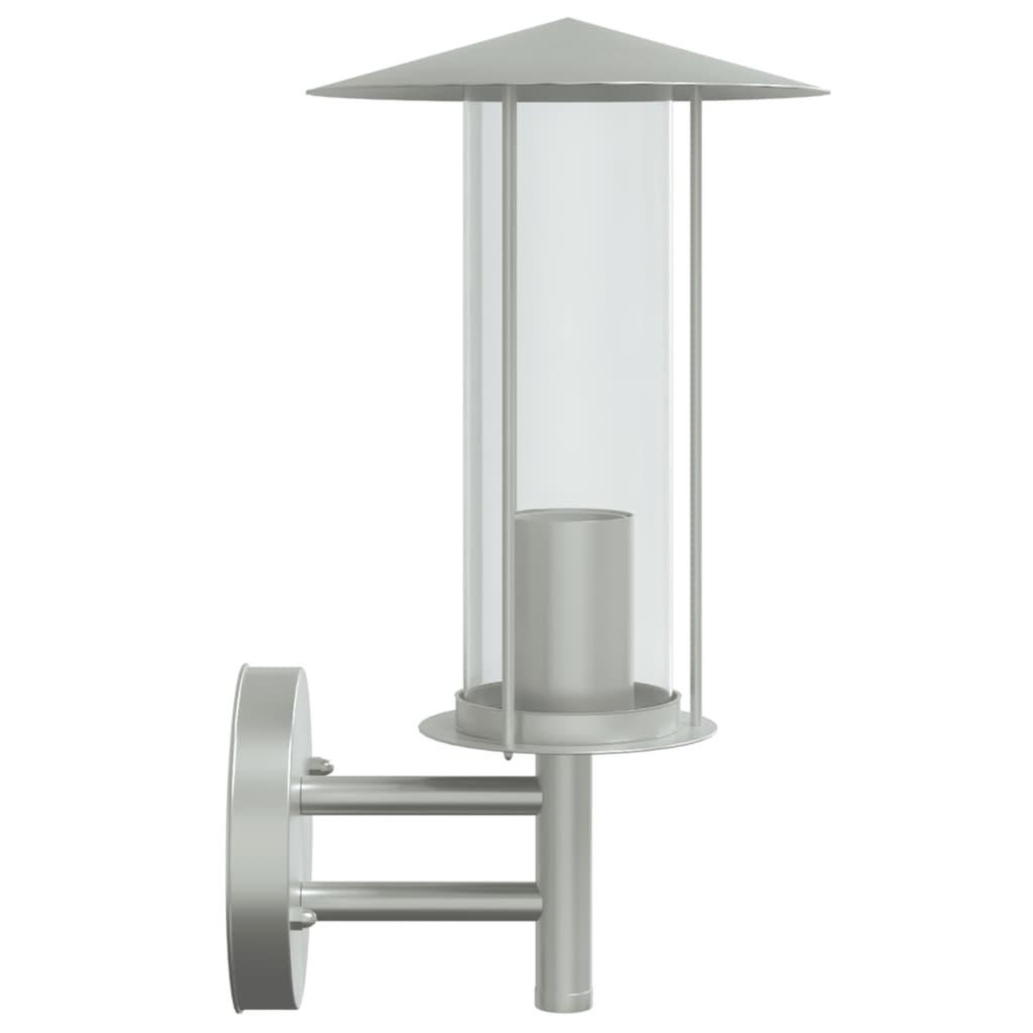 Voir la diapositive 5 : VIDAXL Applique murale d'exterieur argente acier inoxydable