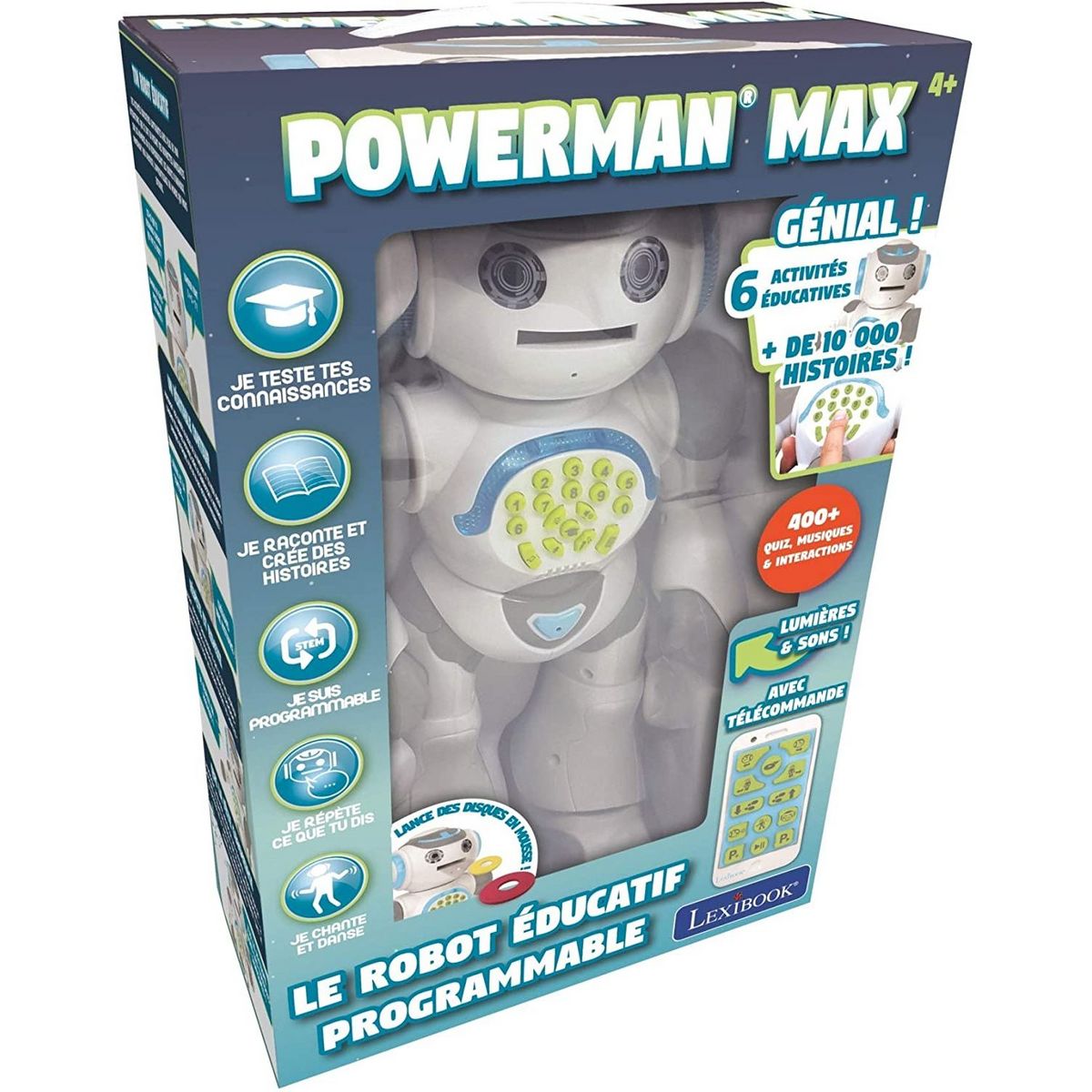LEXIBOOK Robot éducatif Powerman Max
