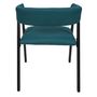 Voir la diapositive 4 : The Home Deco Factory Fauteuil design bleu