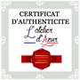 Voir la diapositive 5 : L'ATELIER D'AZUR Collier Chaine Or 18 Carats 750/000 Jaune Forçat Diamantée - Femme ou Enfant