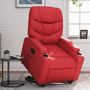 Voir la diapositive 1 : VIDAXL Fauteuil inclinable Rouge Similicuir