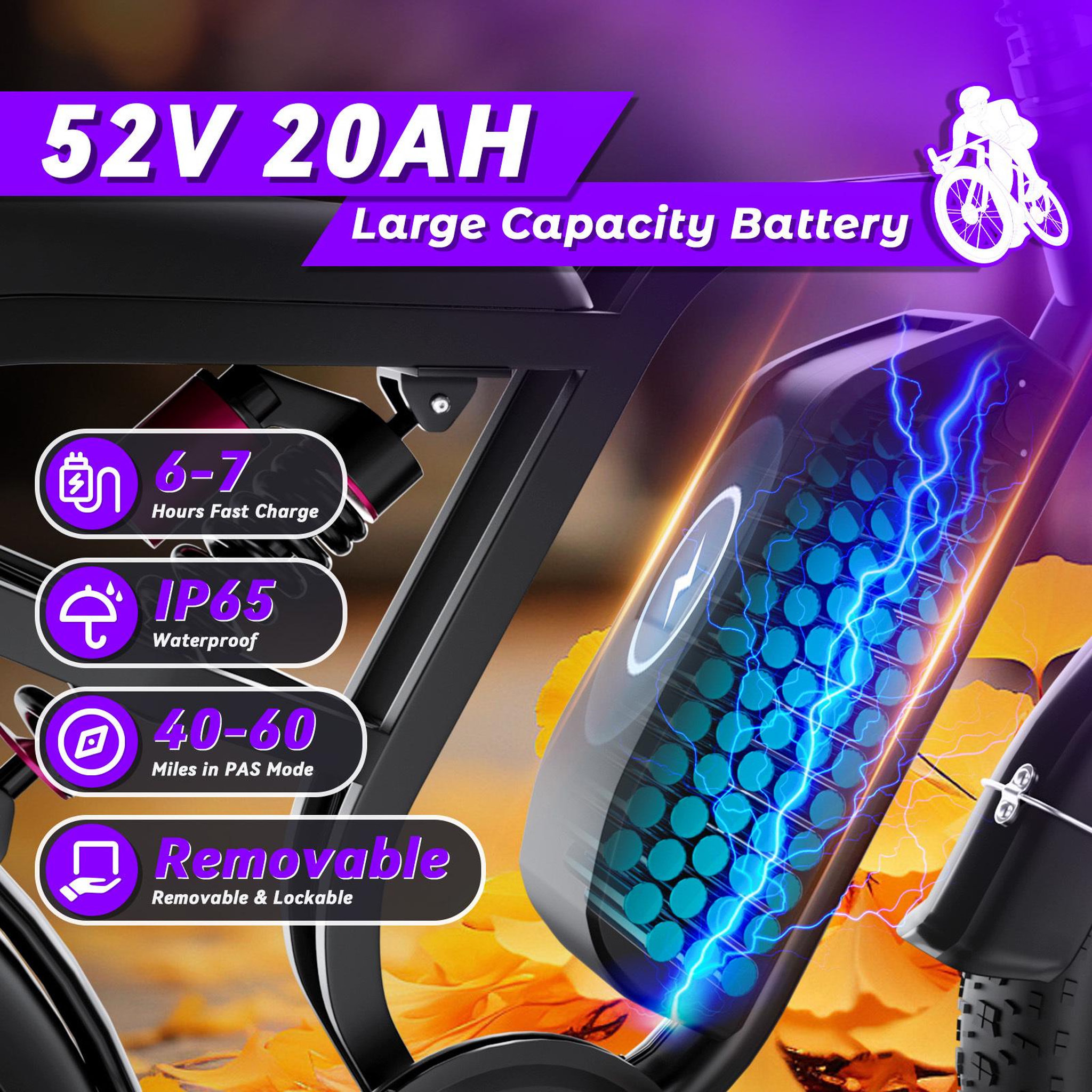 Voir la diapositive 6 : BLUVALL Vélo électrique bluvall su8 20  fat bike