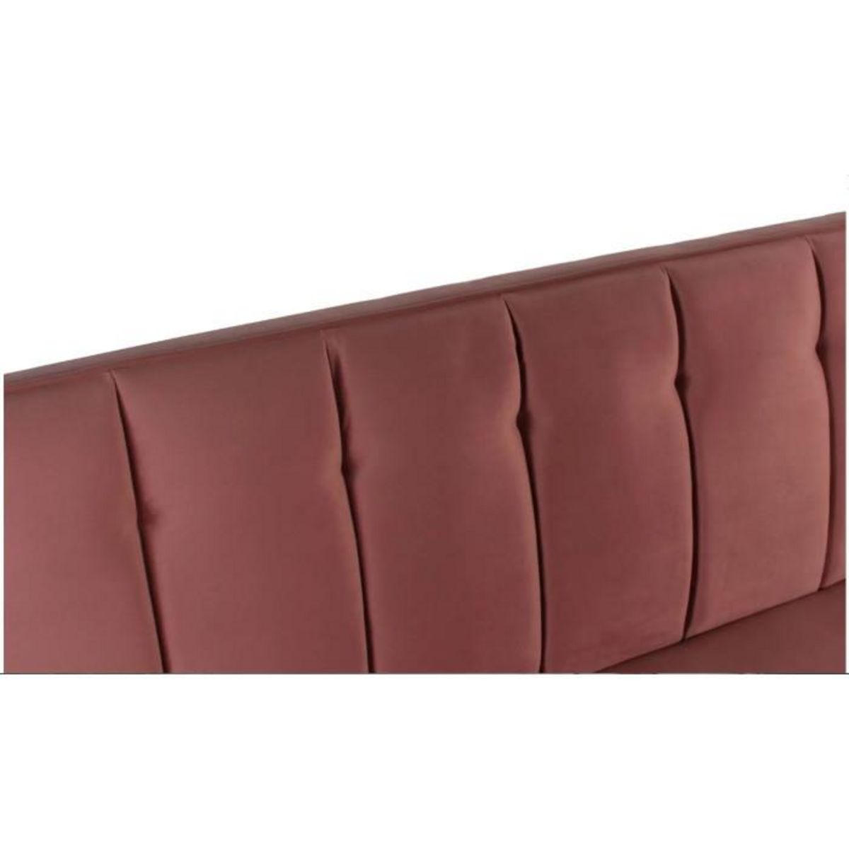 Paris Prix Canapé Convertible en Velours  Seattle  180cm Rose