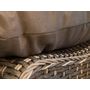 Voir la diapositive 4 : JARDIDECO Lit extérieur pour jardin en résine tressée taupe Siesta