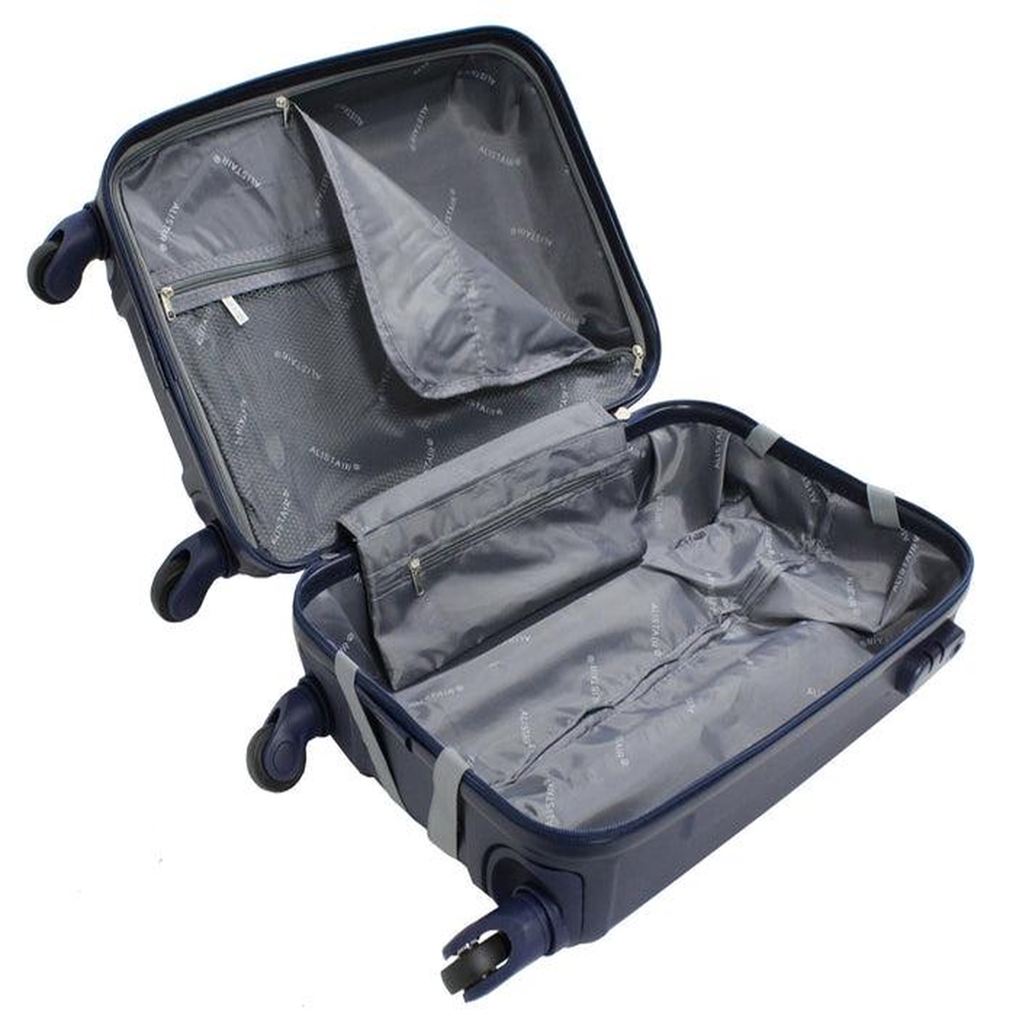 Voir la diapositive 6 : Alistair Valise cabine Alistair - Collection Iron - 4 roues - ABS ultra résistant - Noir