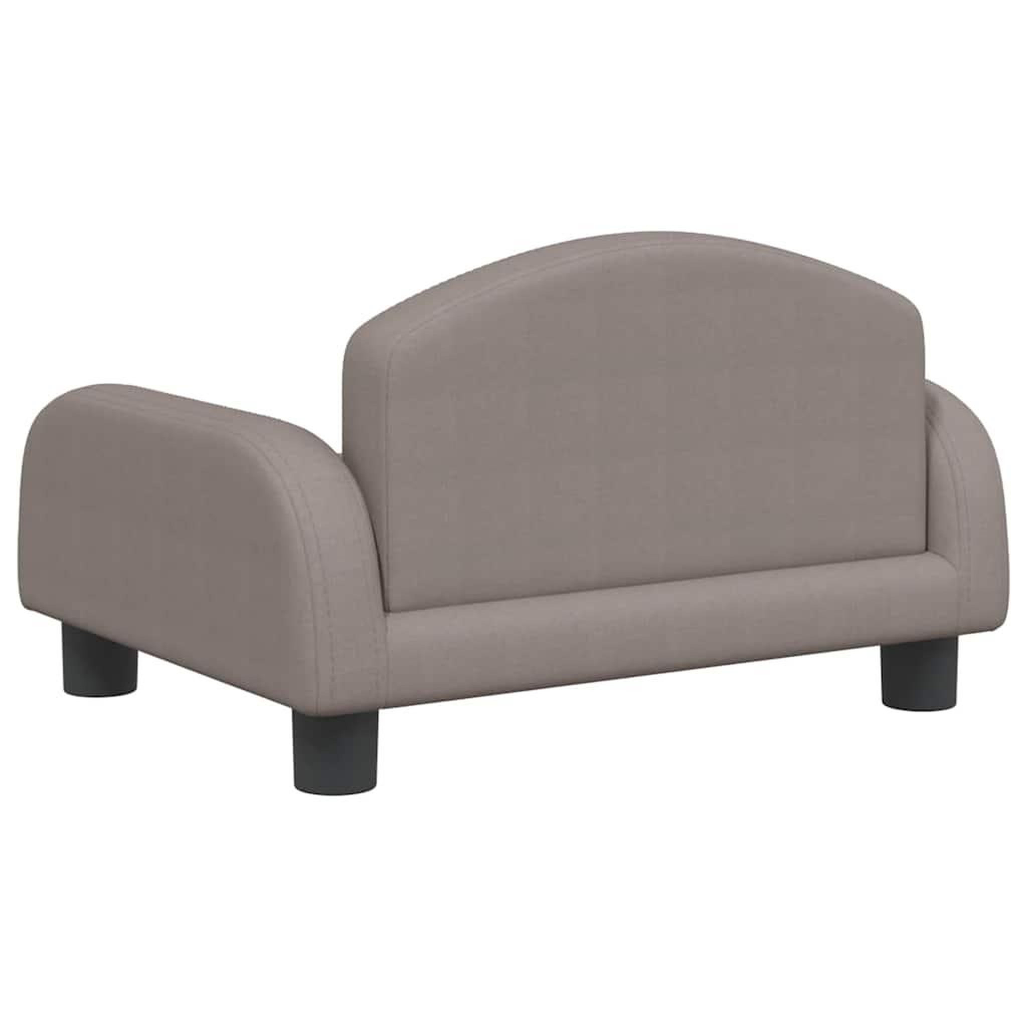 Voir la diapositive 5 : VIDAXL Lit pour chien taupe 50x40x30 cm tissu