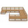 Voir la diapositive 3 : VIDAXL Salon de jardin 12 pcs bois de pin massif