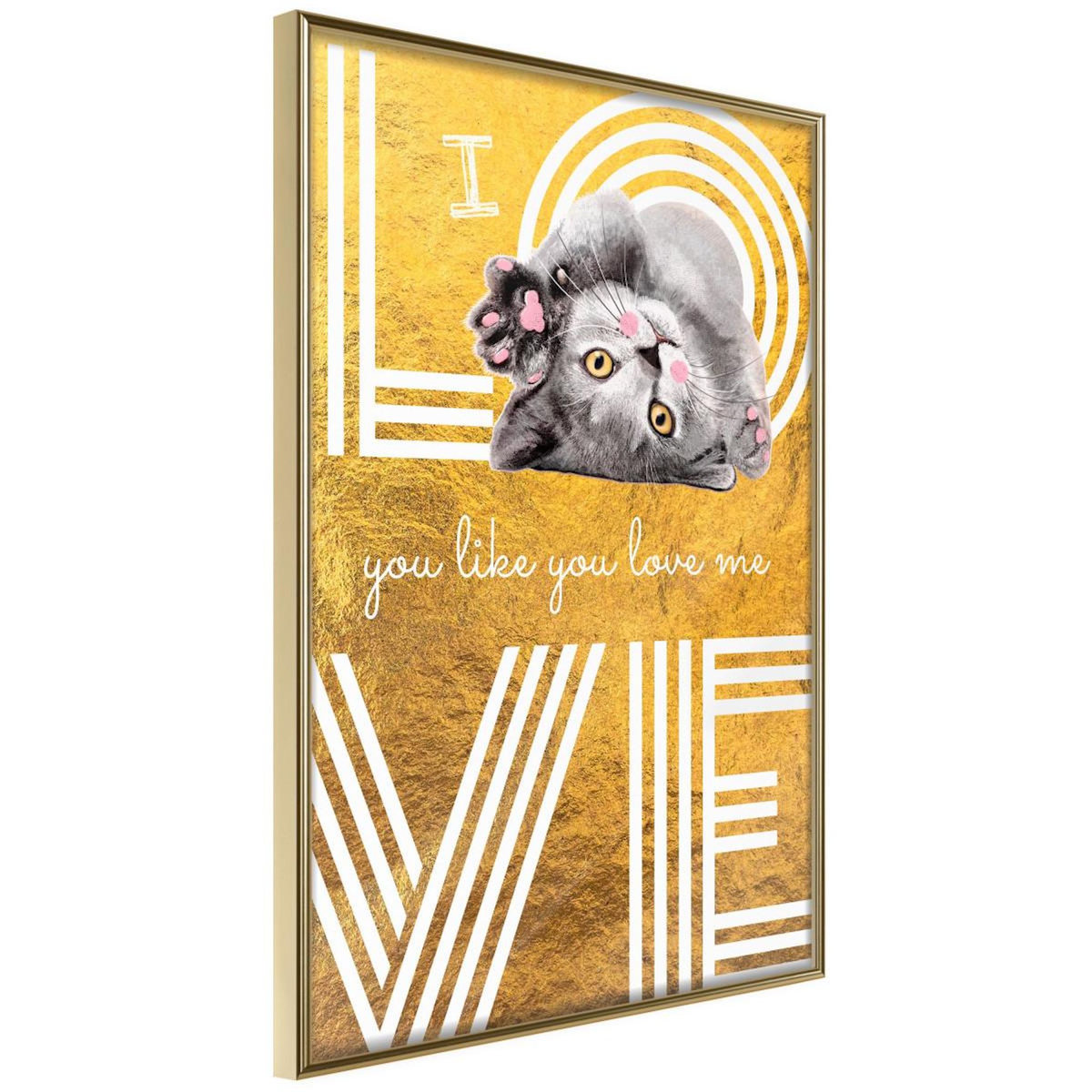 Paris Prix Affiche Murale Encadrée  Cat Love