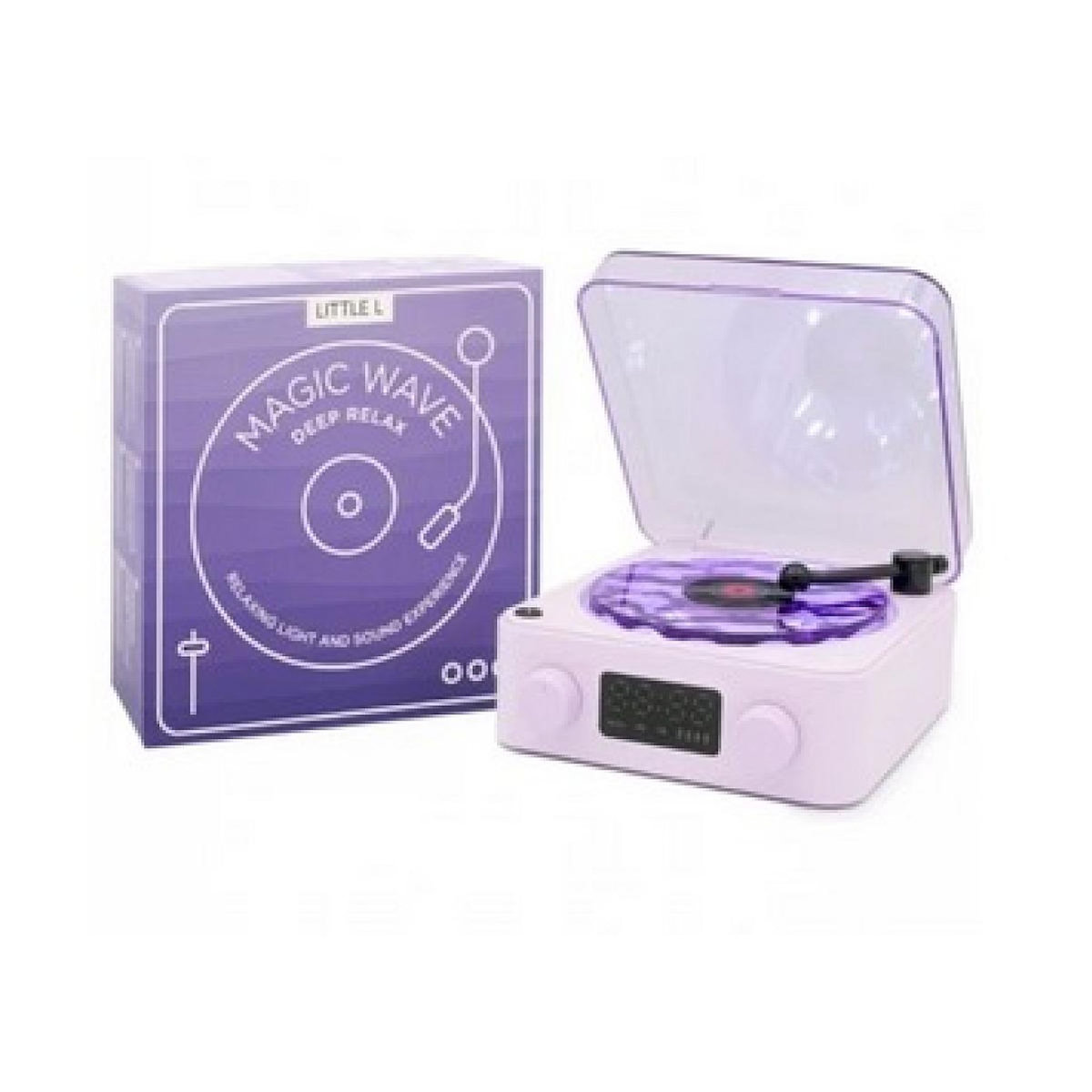 LITTLE L Veilleuse Tourne-disque Sensoriel Magic Wave DEEP RELAX -