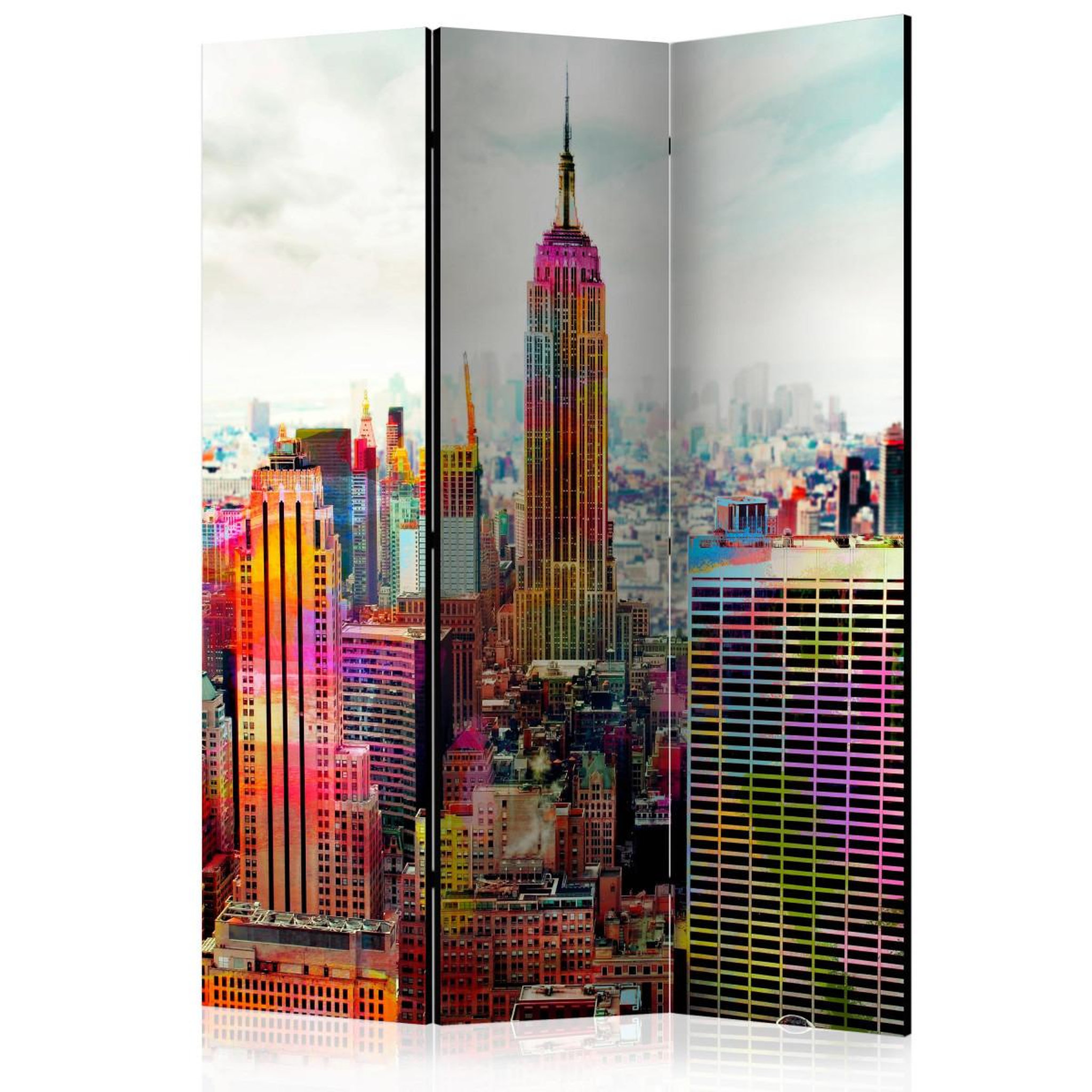 Paris Prix Paravent 3 volets  colors of new york city  135x172cm