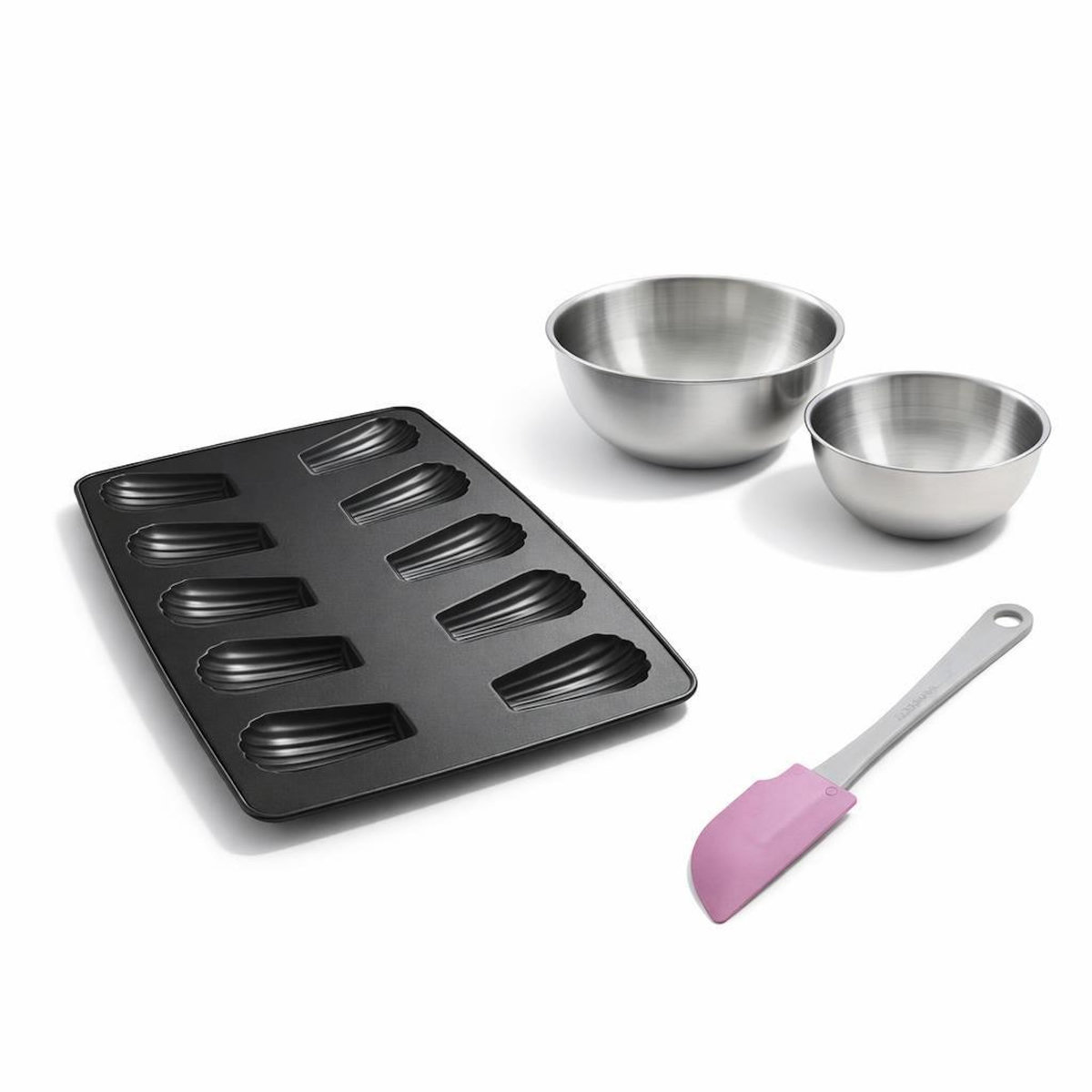 ZENKER Set de 4 ustensiles de pâtisserie moule à gâteaux bols et spatule Spécial crountries Spécial crountries Zenker  Spécial crountries