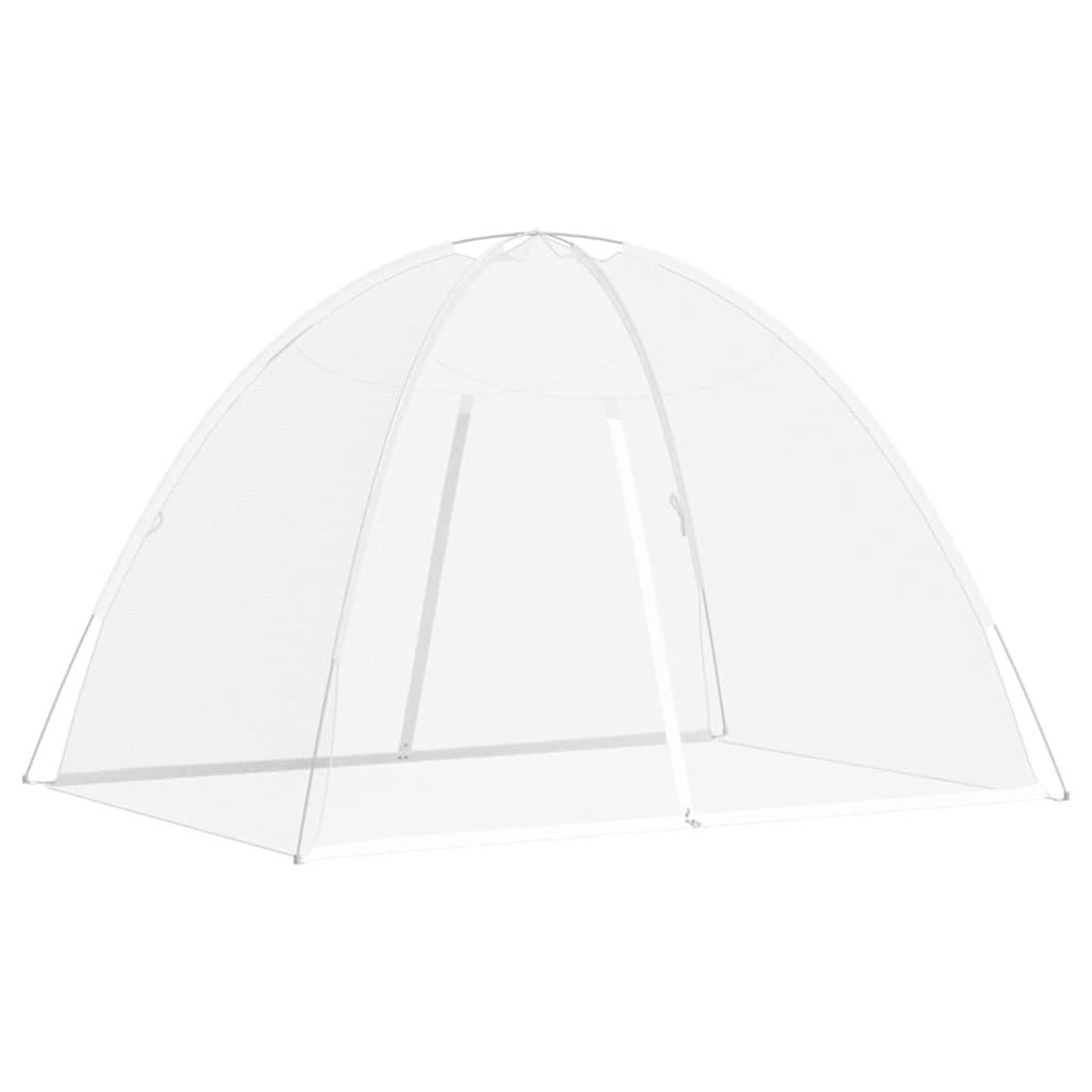 Voir la diapositive 2 : VIDAXL Moustiquaire mongole avec portes 220 maille blanc 200x150x140cm