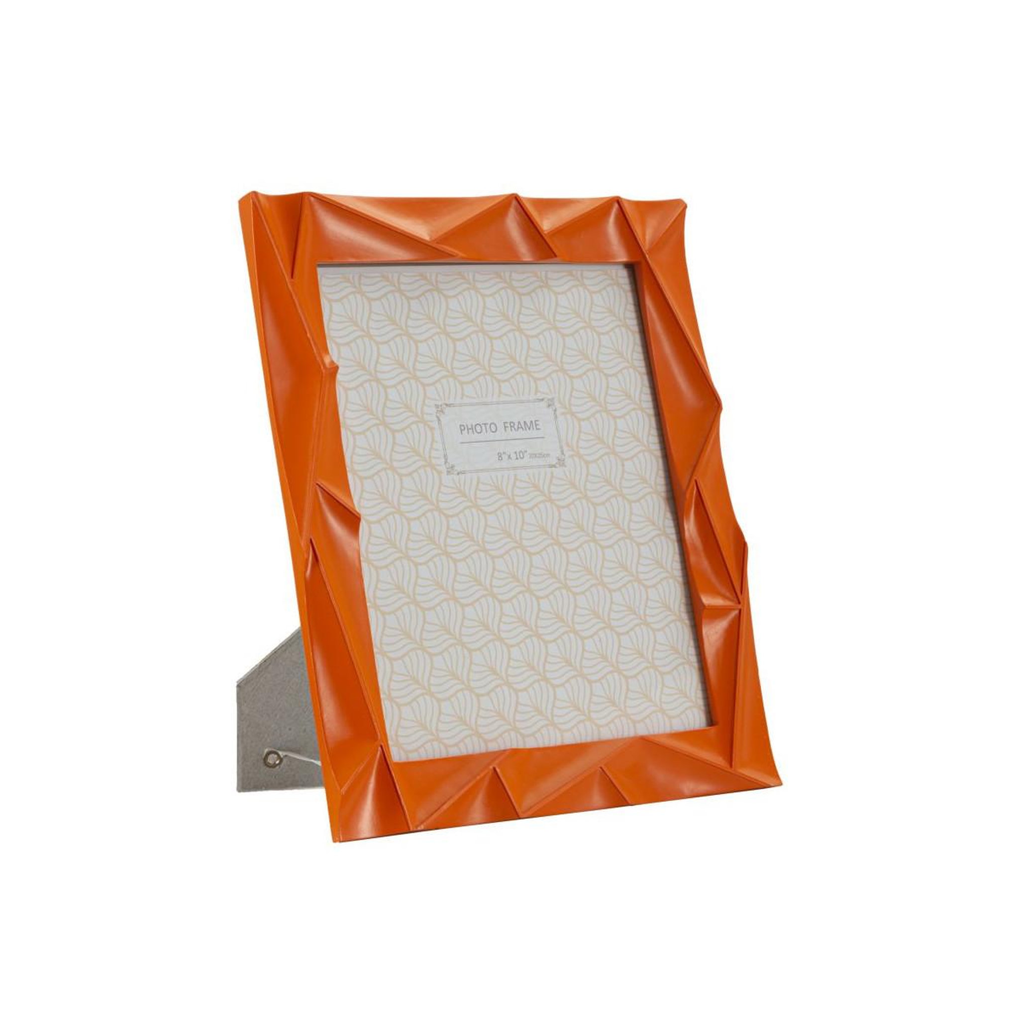 Paris Prix Cadre photo déco en résine  orangy  20x25cm orange