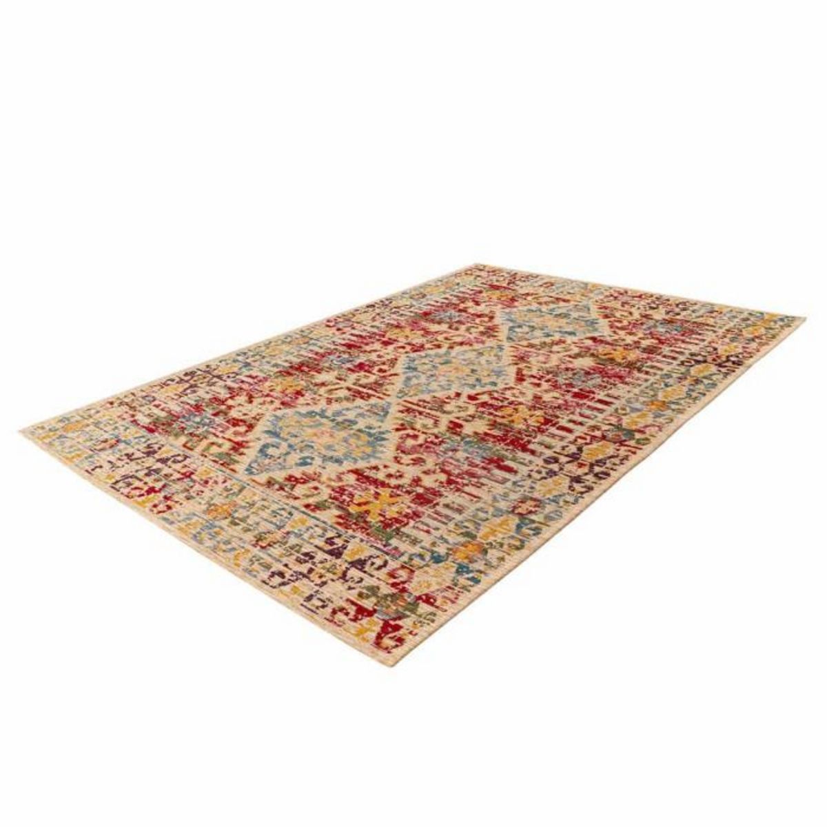 Paris Prix Tapis Tissé Vintage Oriental  Charme  Rouge