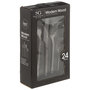 Voir la diapositive 3 : SECRET DE GOURMET Ménagère Modern Wood en Acier inoxydable - 24 pièces - Noir Mat