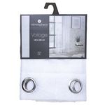 ATMOSPHERA Voilage Mia avec motifs brodés. Coloris disponibles : Blanc