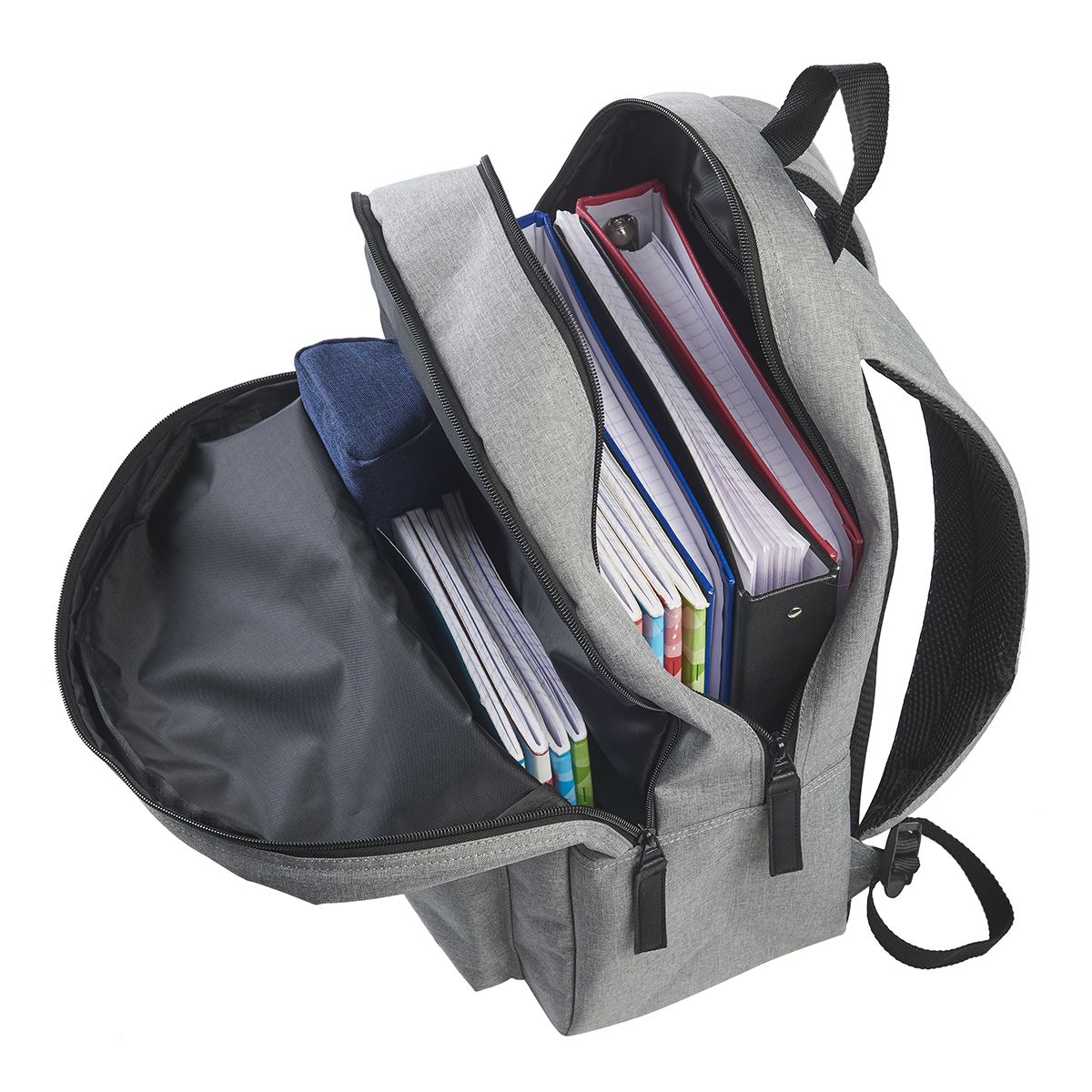 Sac à dos 2 compartiments gris JANSEN TILANUS