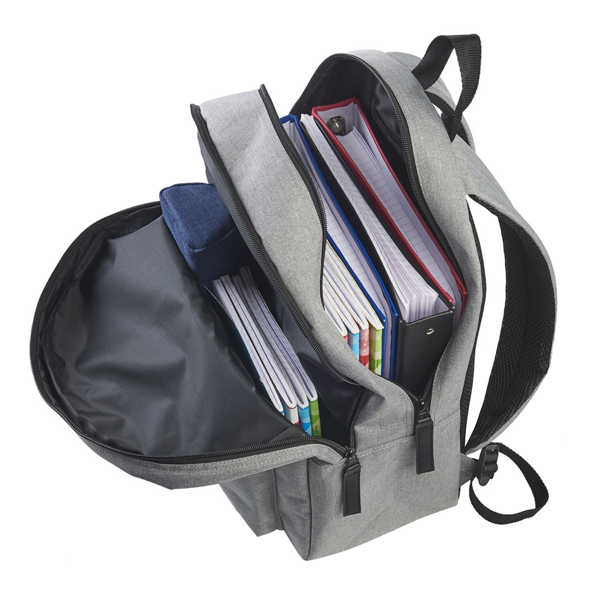 Sac à dos 2 compartiments gris JANSEN TILANUS