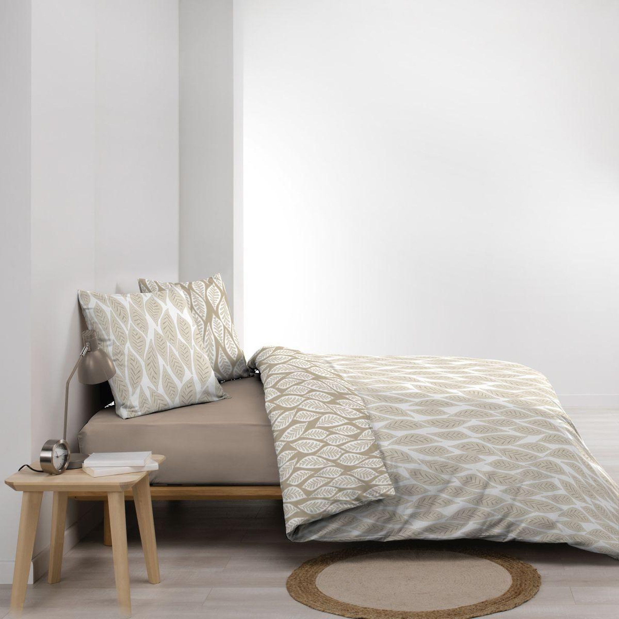 Voir la diapositive 3 : Douceur d'Intérieur Parure de lit 3 pièces  mareva  260x240cm beige