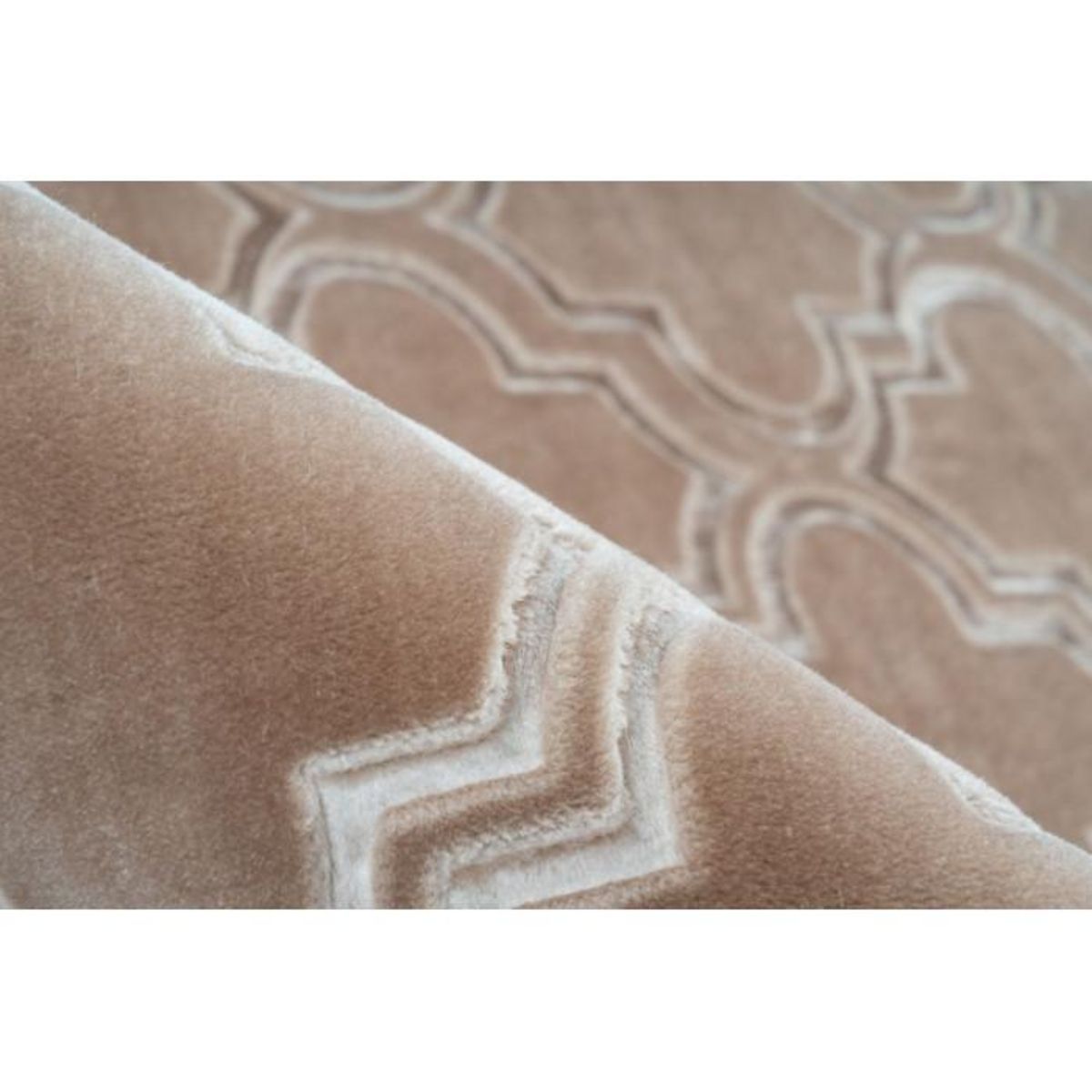 Paris Prix Tapis Vintage Fait Main  Monroe I  Taupe